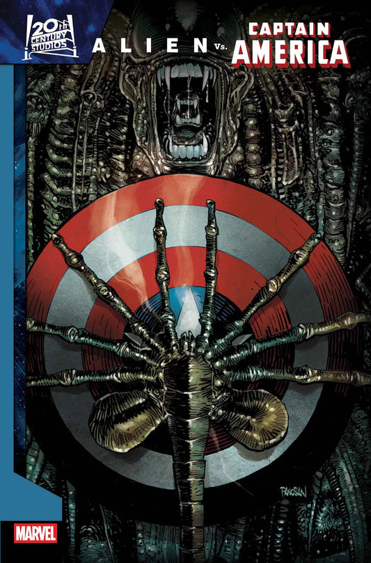 ALIEN VS. CAPTAIN AMERICA #1 DAN PANOSIAN FOIL VARIANT Marvel