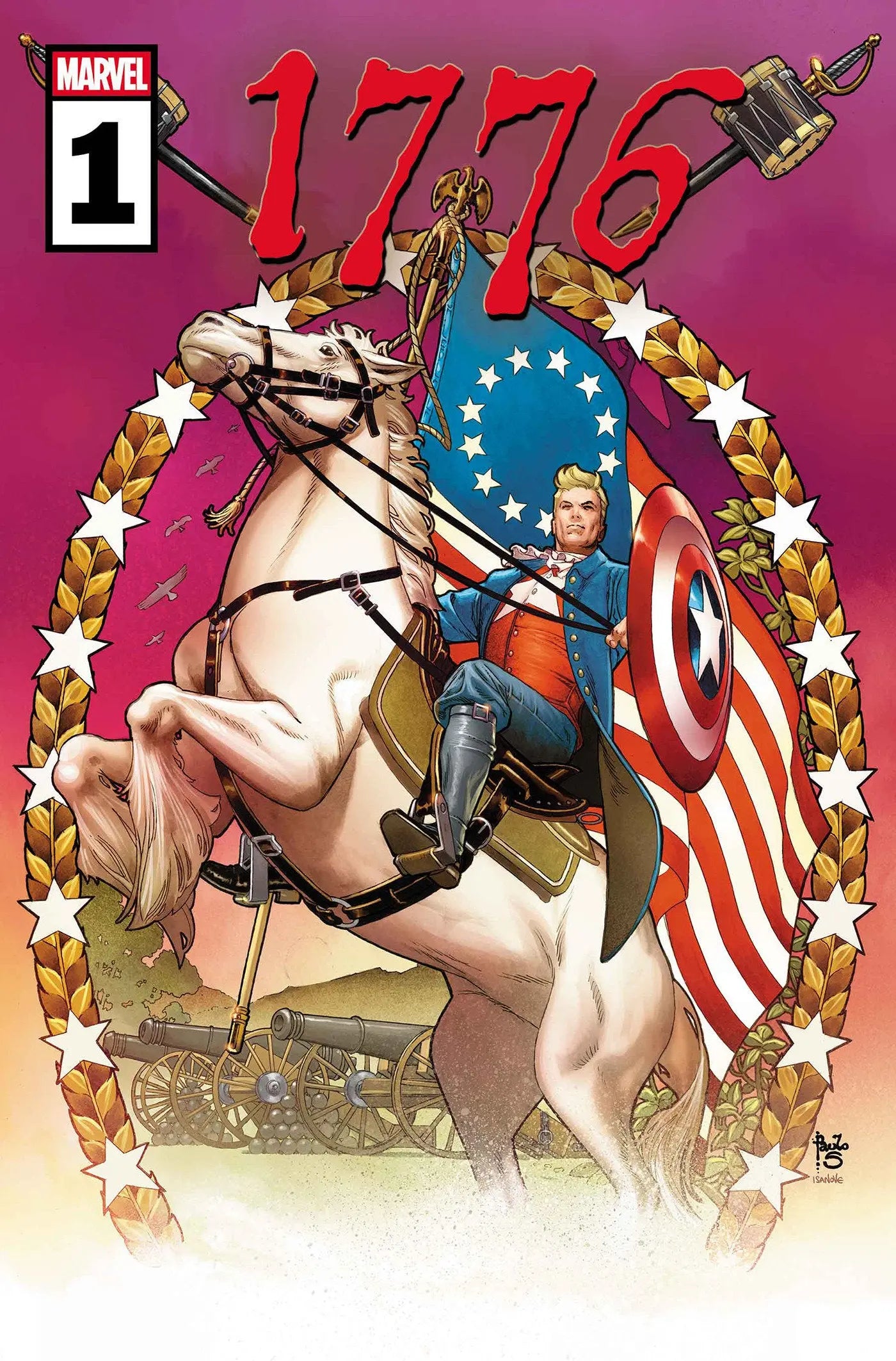 1776 #1 PAULO SIQUEIRA VARIANT Marvel