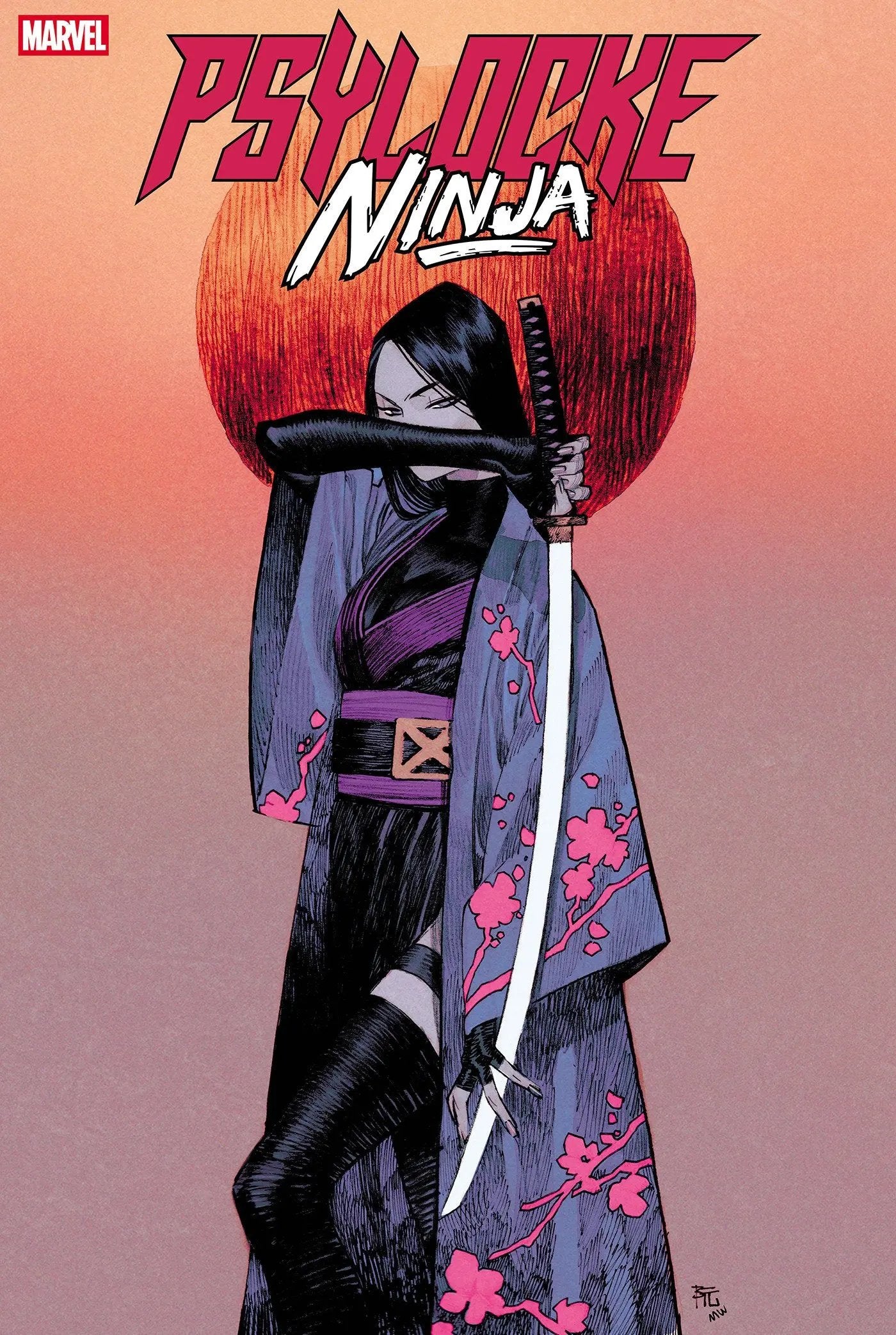 PSYLOCKE: NINJA #1 DIKE RUAN FOIL VARIANT Marvel