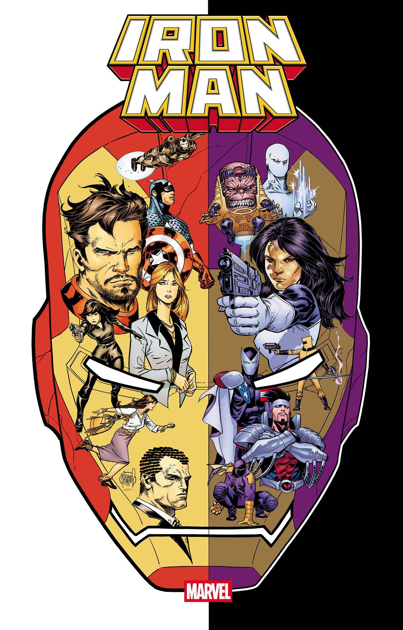 IRON MAN #1 ADAM KUBERT PROMO ART VARIANT Marvel