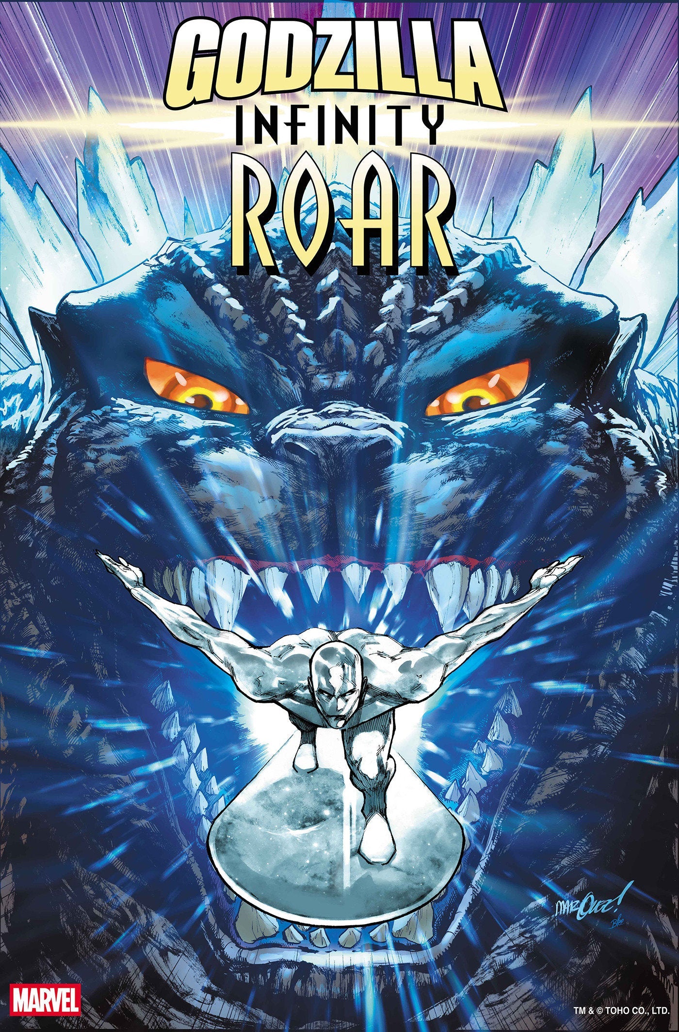 GODZILLA: INFINITY ROAR #1 DAVID MARQUEZ FOIL VARIANT Marvel
