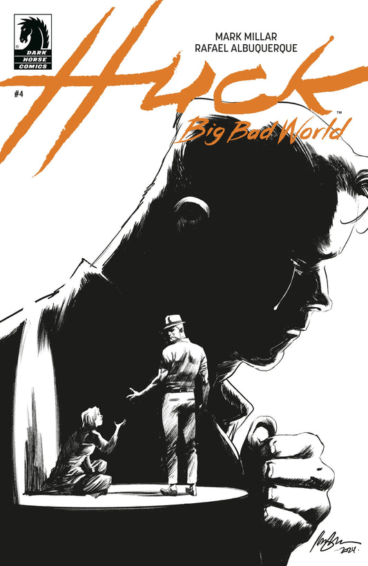 Huck: Big Bad World #4 (CVR B) (B&W) (Rafael Albuquerque) Dark Horse Comics