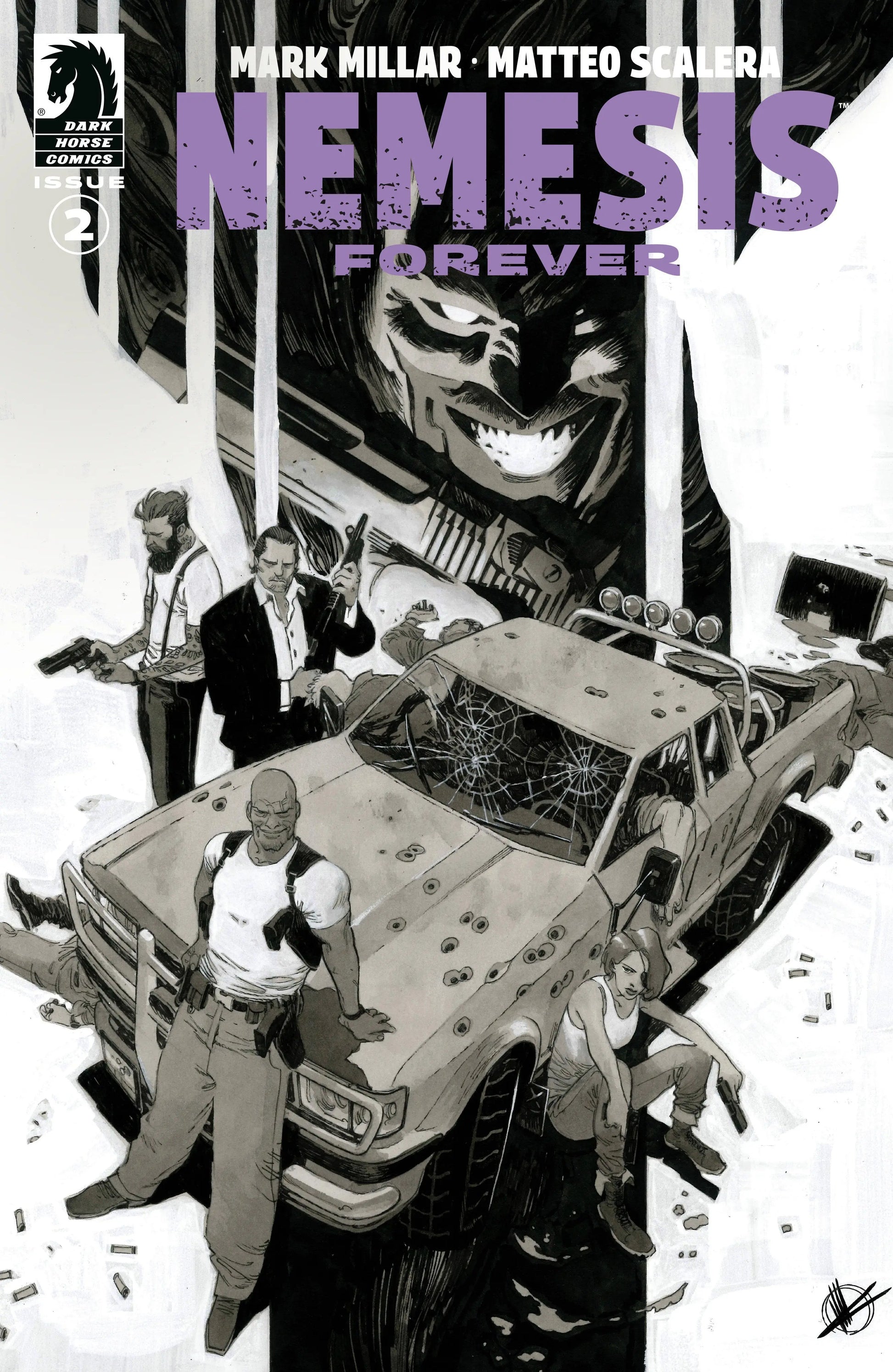 Nemesis Forever #2 (CVR B) (B&W) (Matteo Scalera) Dark Horse Comics