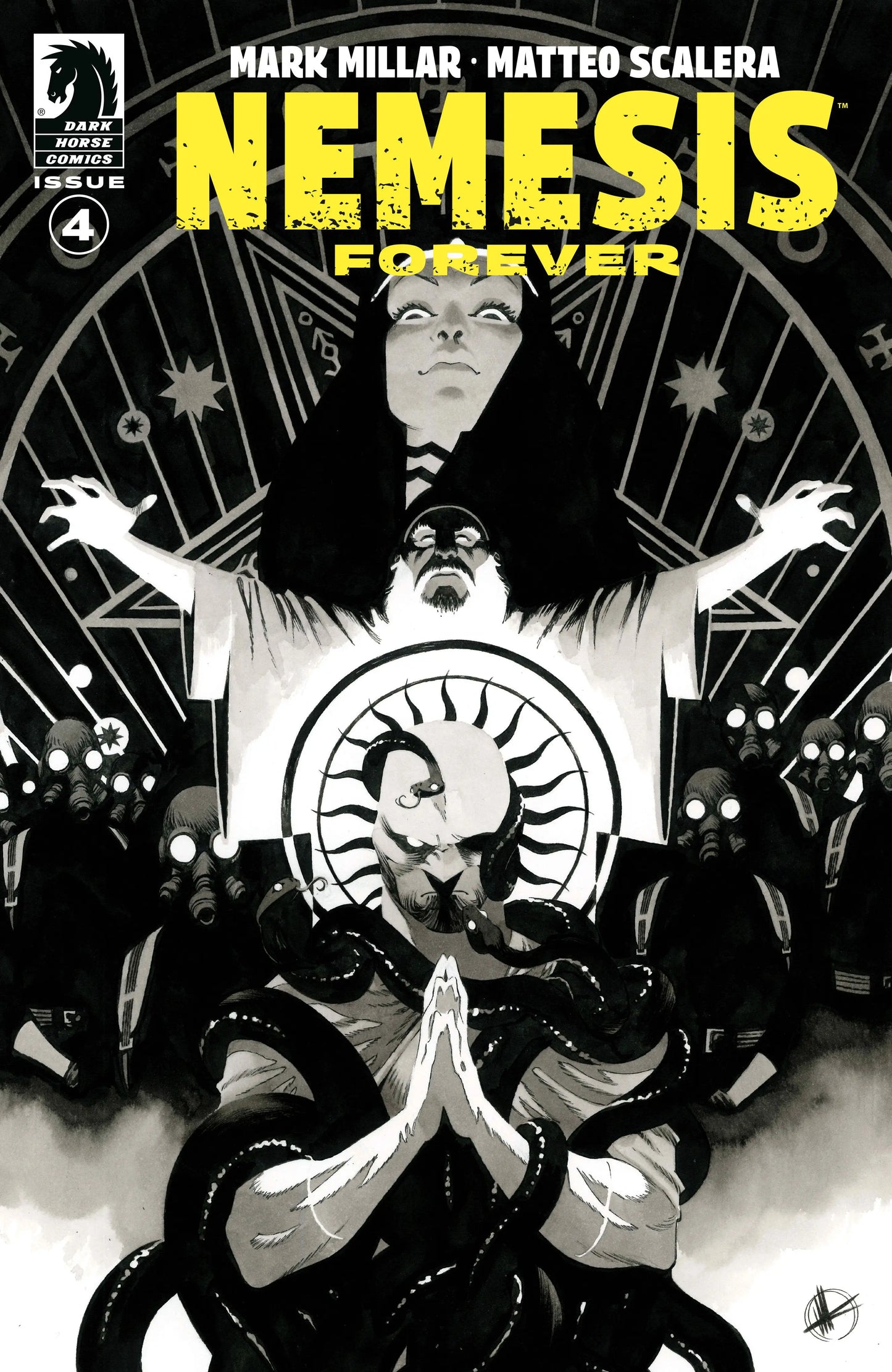 Nemesis Forever #4 (CVR B) (B&W) (Matteo Scalera) Dark Horse Comics