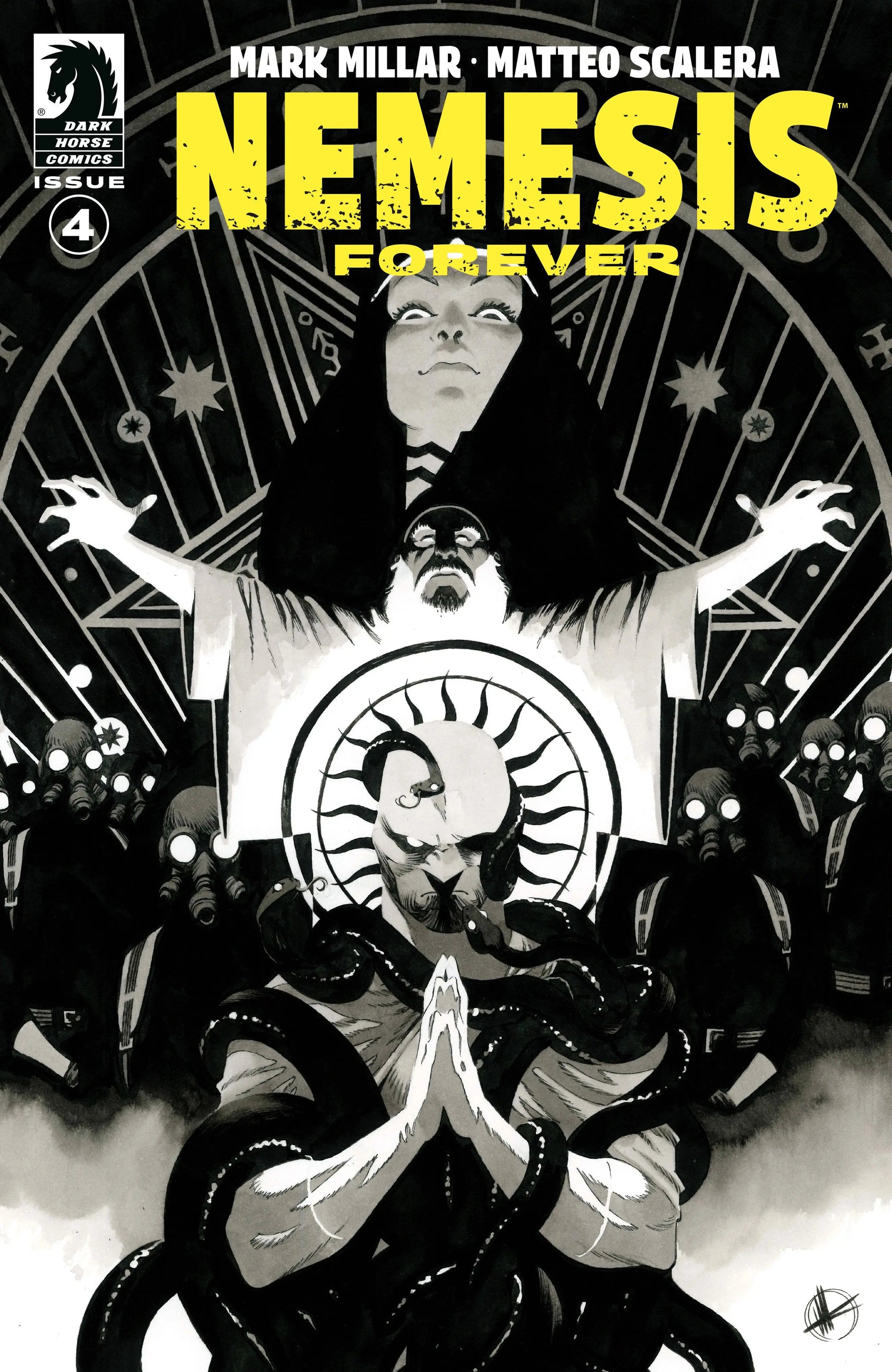 Nemesis Forever #4 (CVR B) (B&W) (Matteo Scalera) Dark Horse Comics