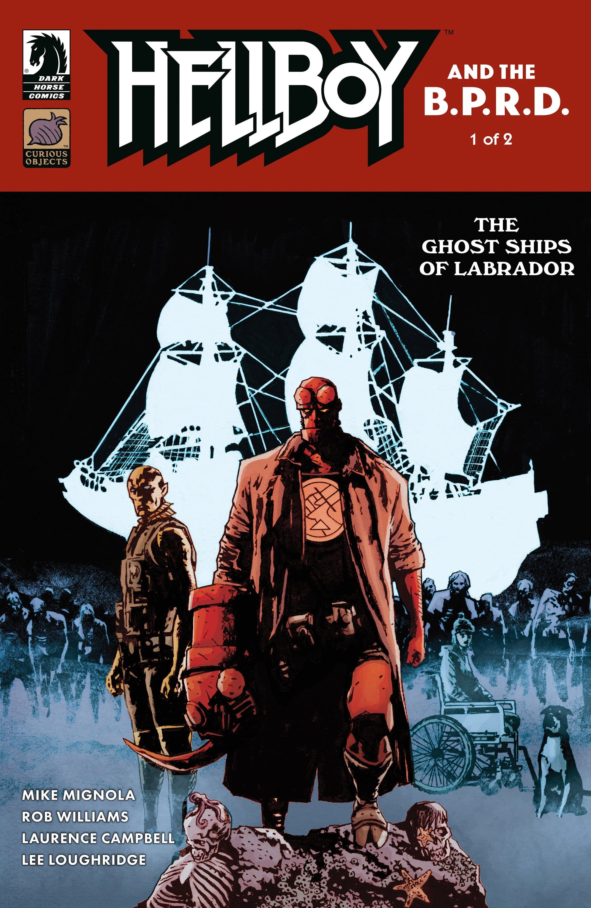 Hellboy and the B.P.R.D.: The Ghost Ships of Labrador #1 (CVR A) (Laurence Campbell) Dark Horse Comics