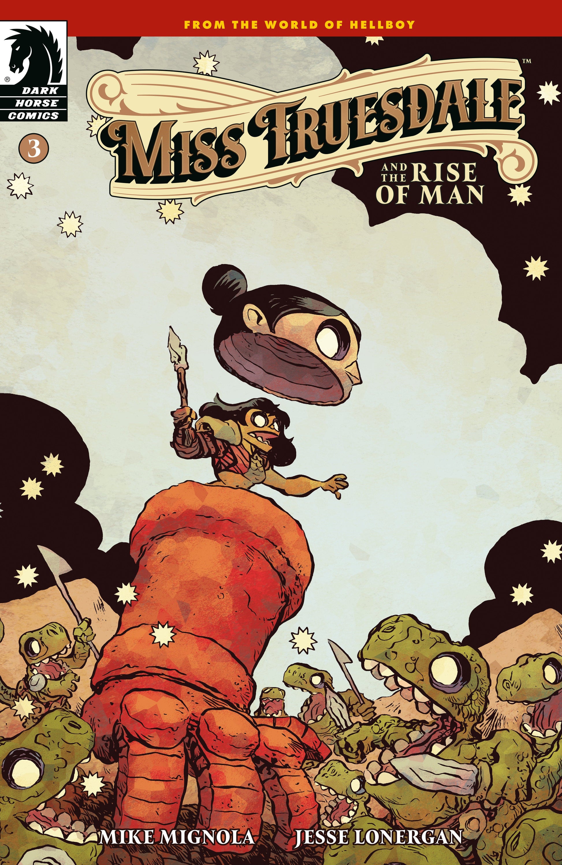 Miss Truesdale and the Rise of Man #3 (CVR B) (Jesse Lonergan) Dark Horse Comics