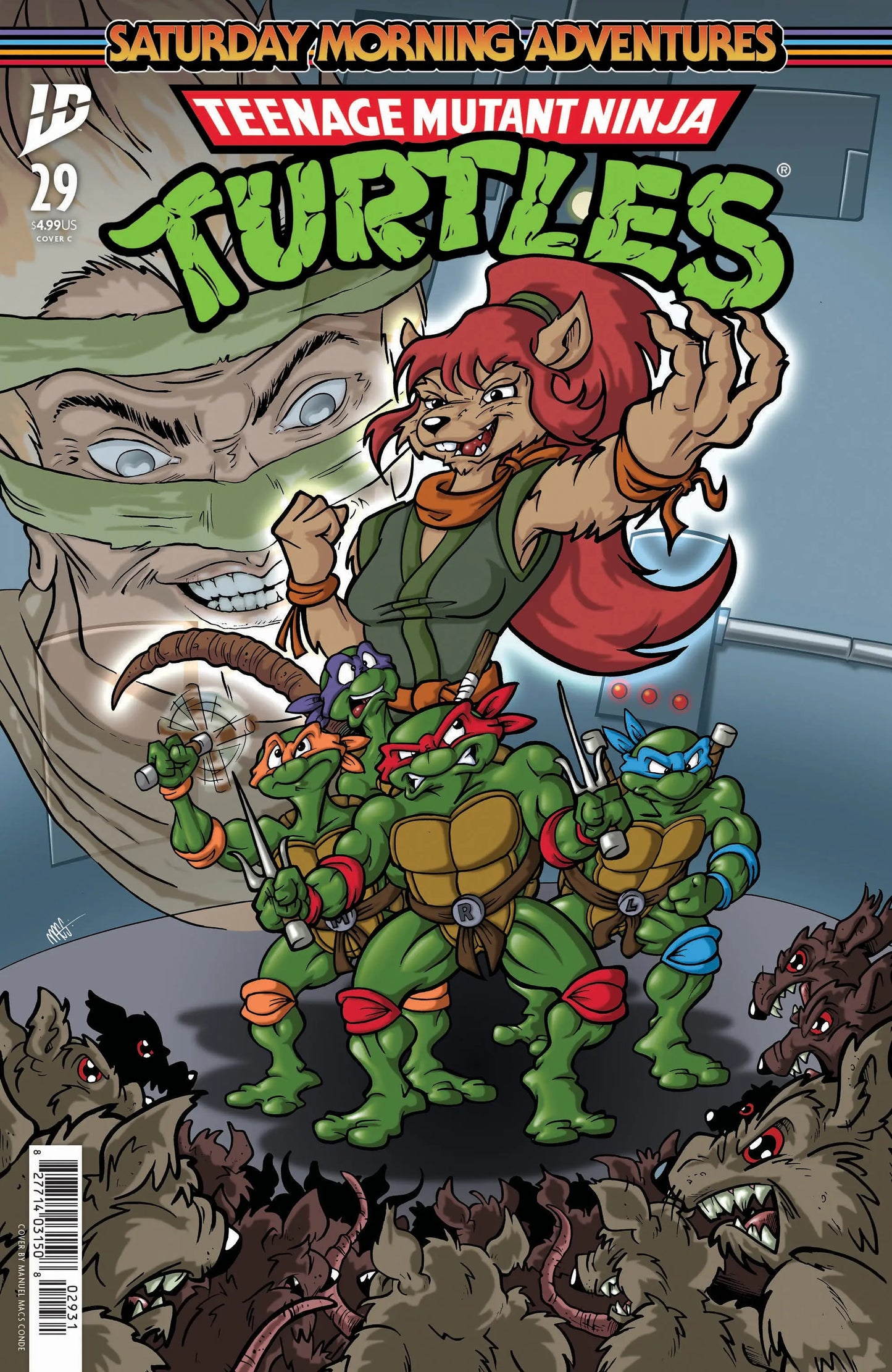 Teenage Mutant Ninja Turtles: Saturday Morning Adventures #29 Variant C (Conde) IDW Publishing