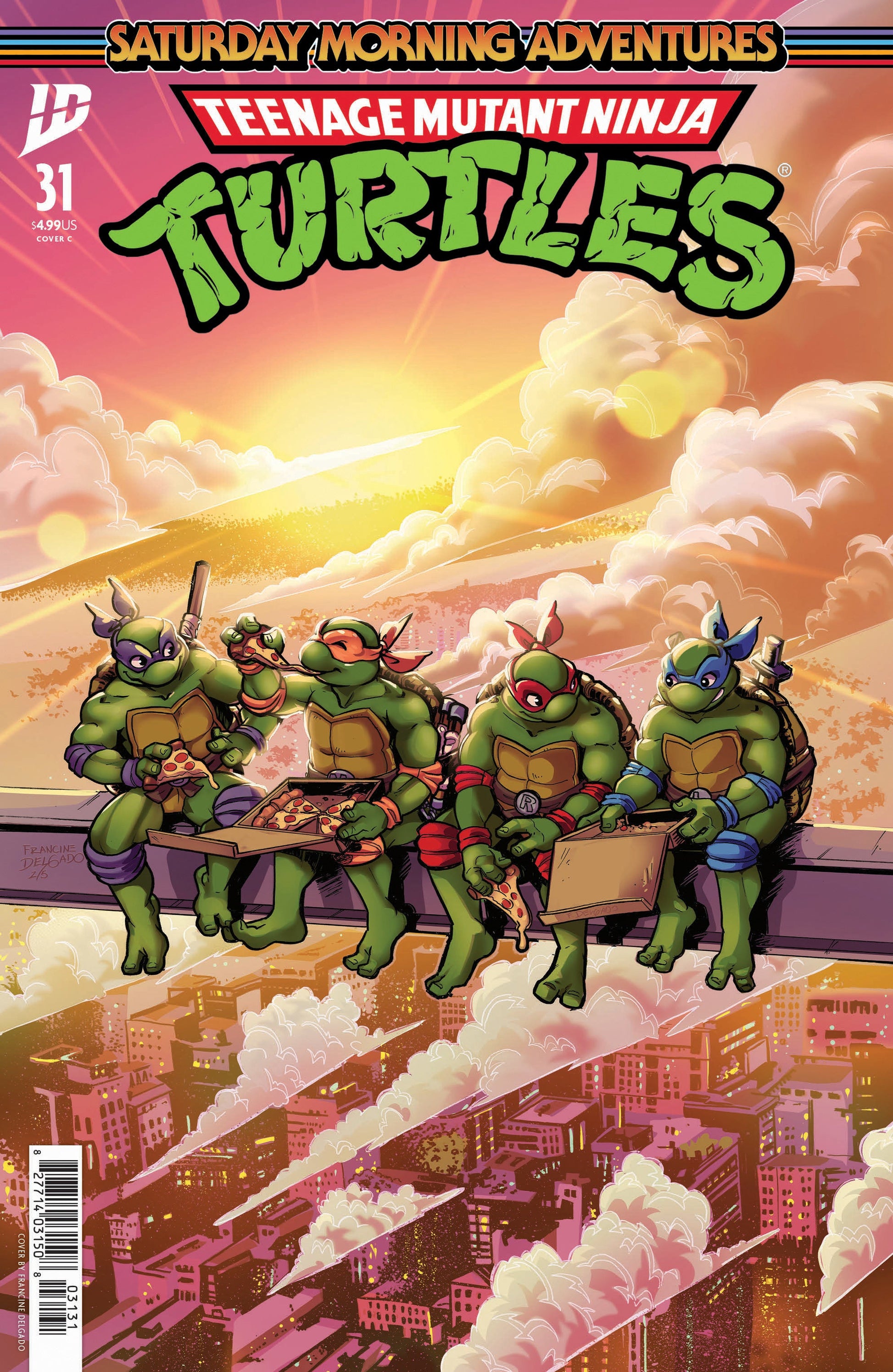 Teenage Mutant Ninja Turtles: Saturday Morning Adventures #31 Variant C (Delgado) IDW Publishing