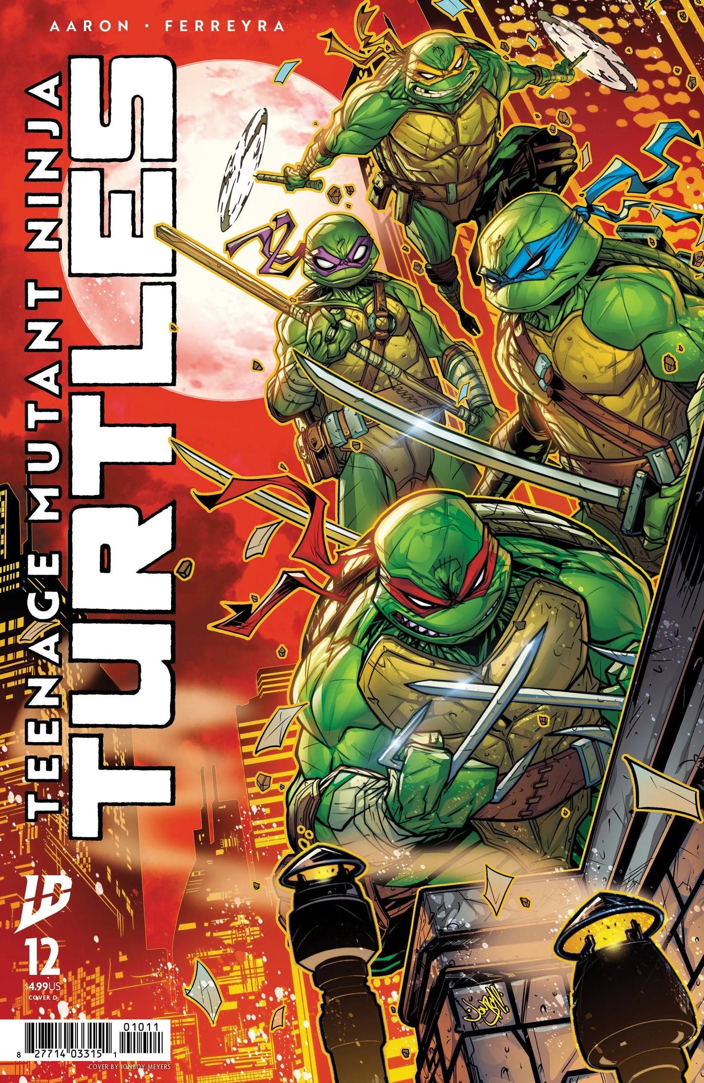 Teenage Mutant Ninja Turtles #12 Variant D (Meyers) IDW Publishing