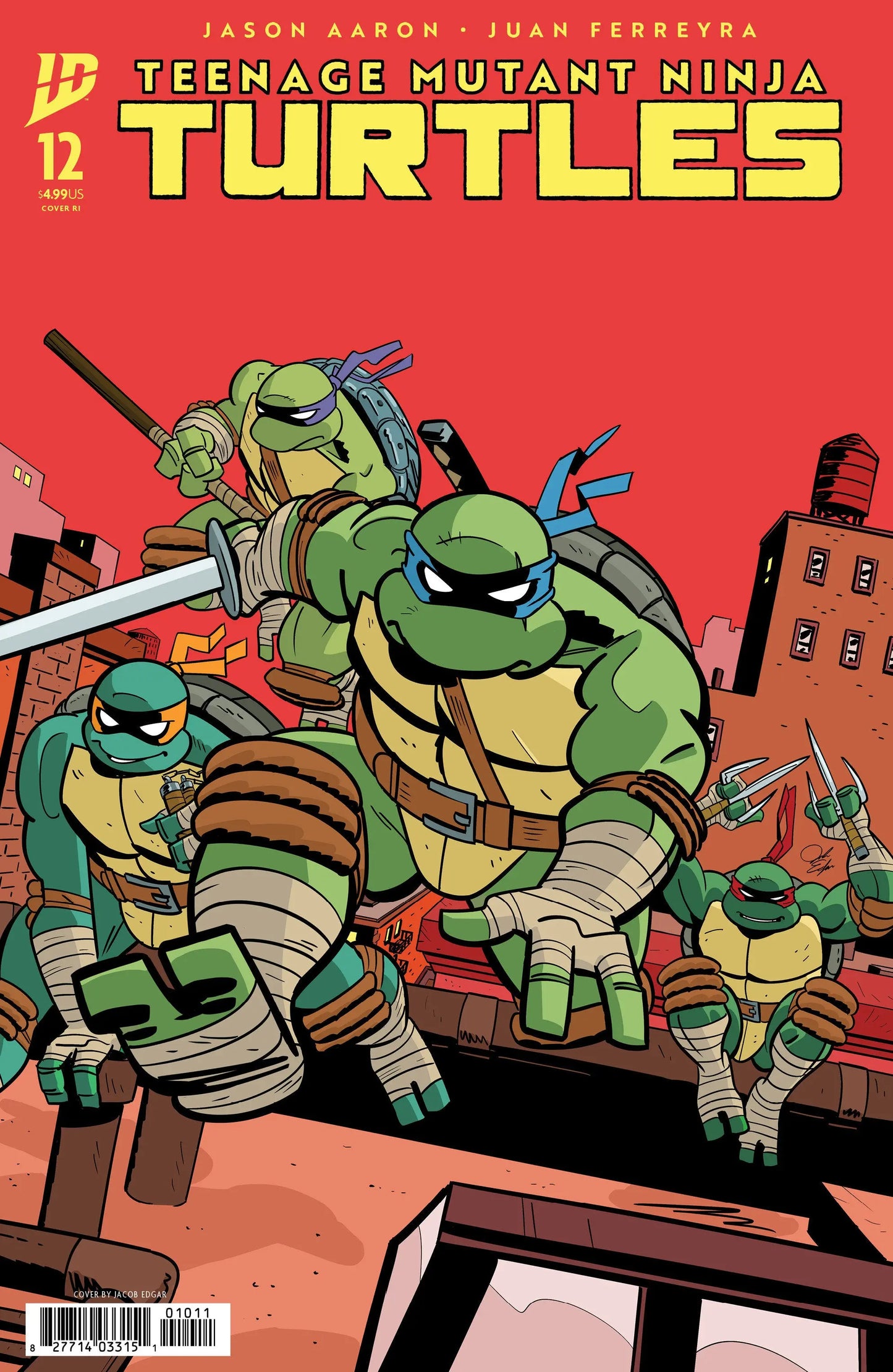 Teenage Mutant Ninja Turtles #12 Variant INCENTIVE (25) (Edgar) 1:25 IDW Publishing