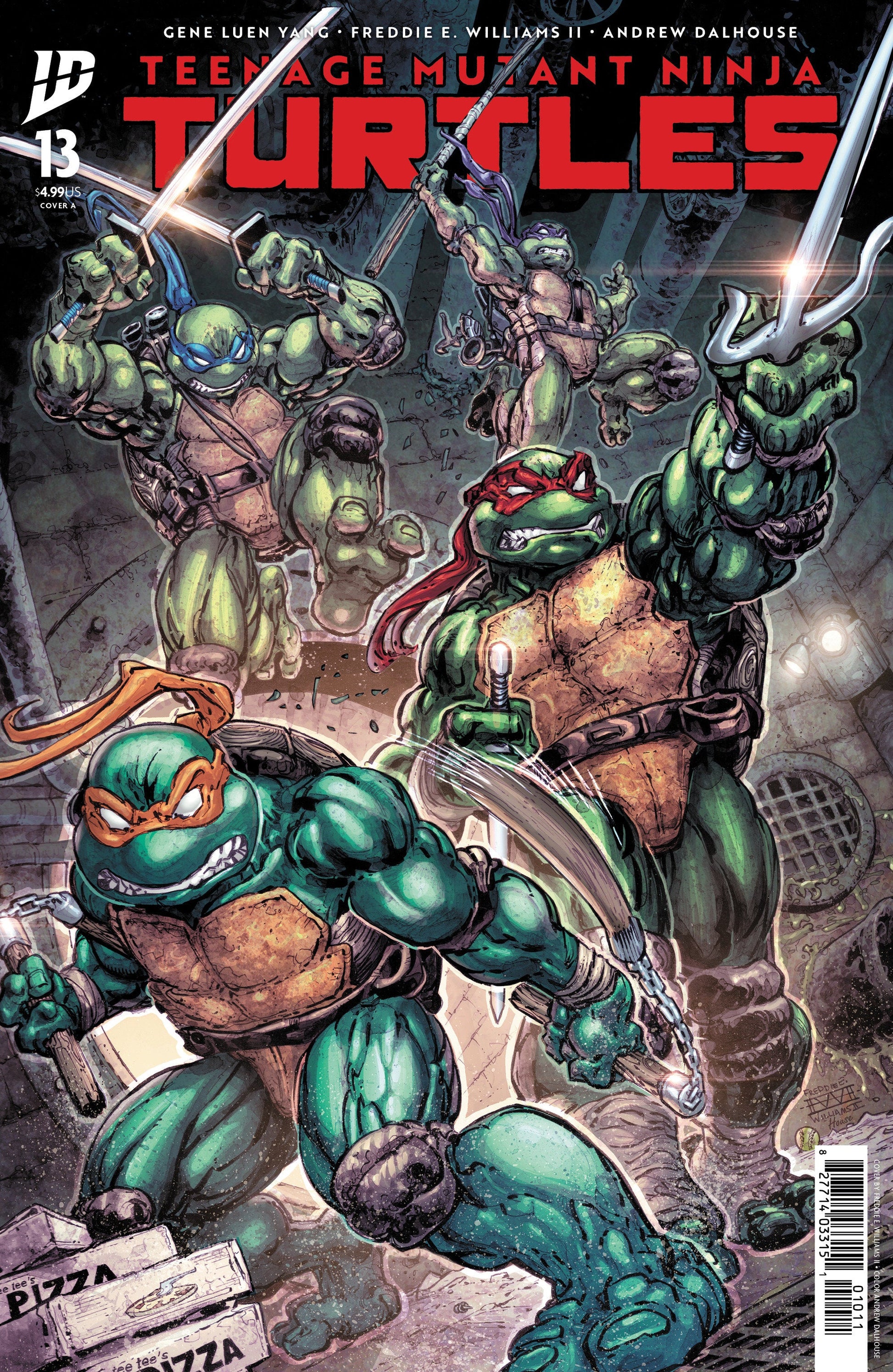 Teenage Mutant Ninja Turtles #13 Cover A (Williams II) IDW Publishing