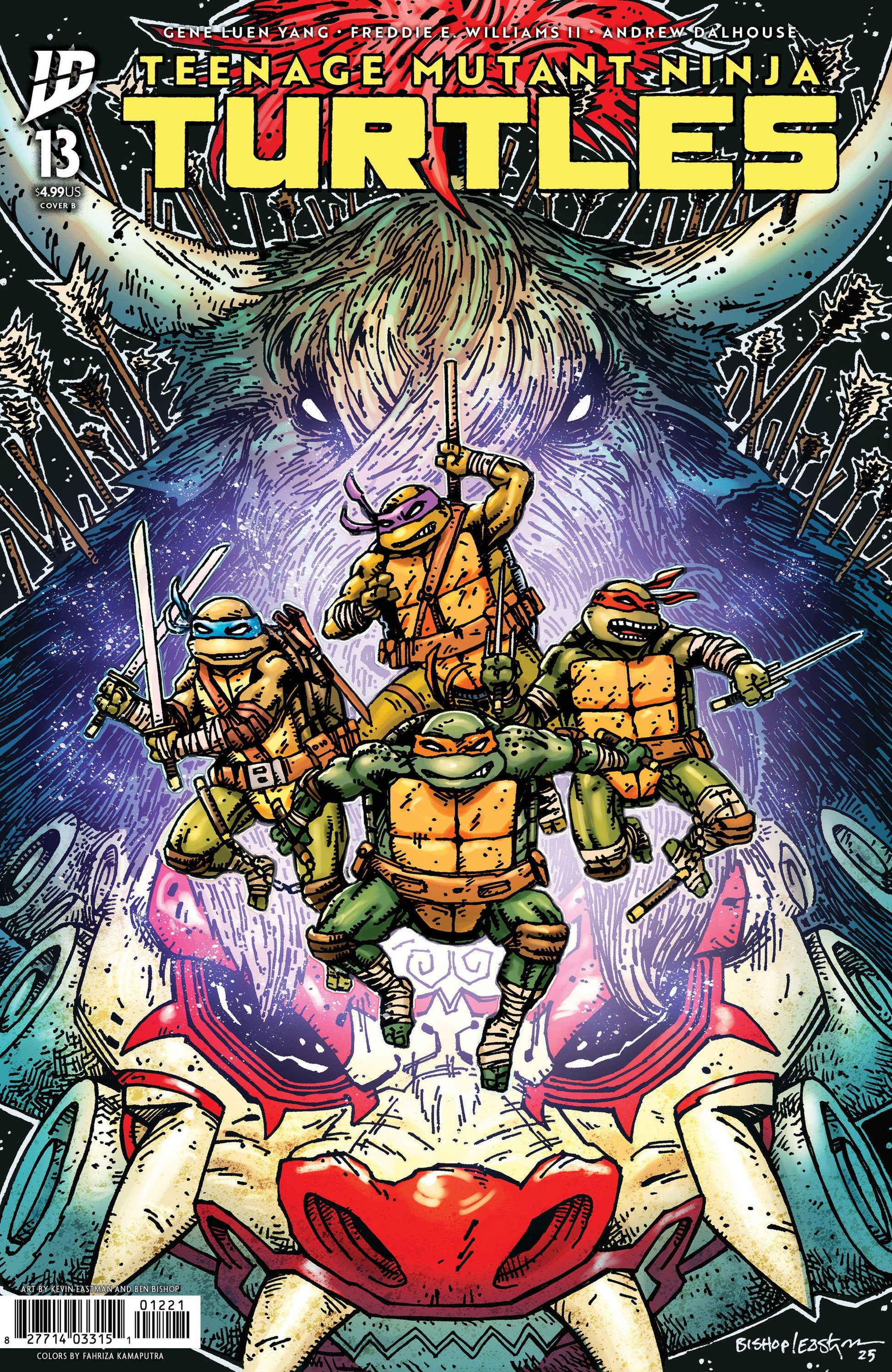 Teenage Mutant Ninja Turtles #13 Variant B (Eastman & Bishop) IDW Publishing