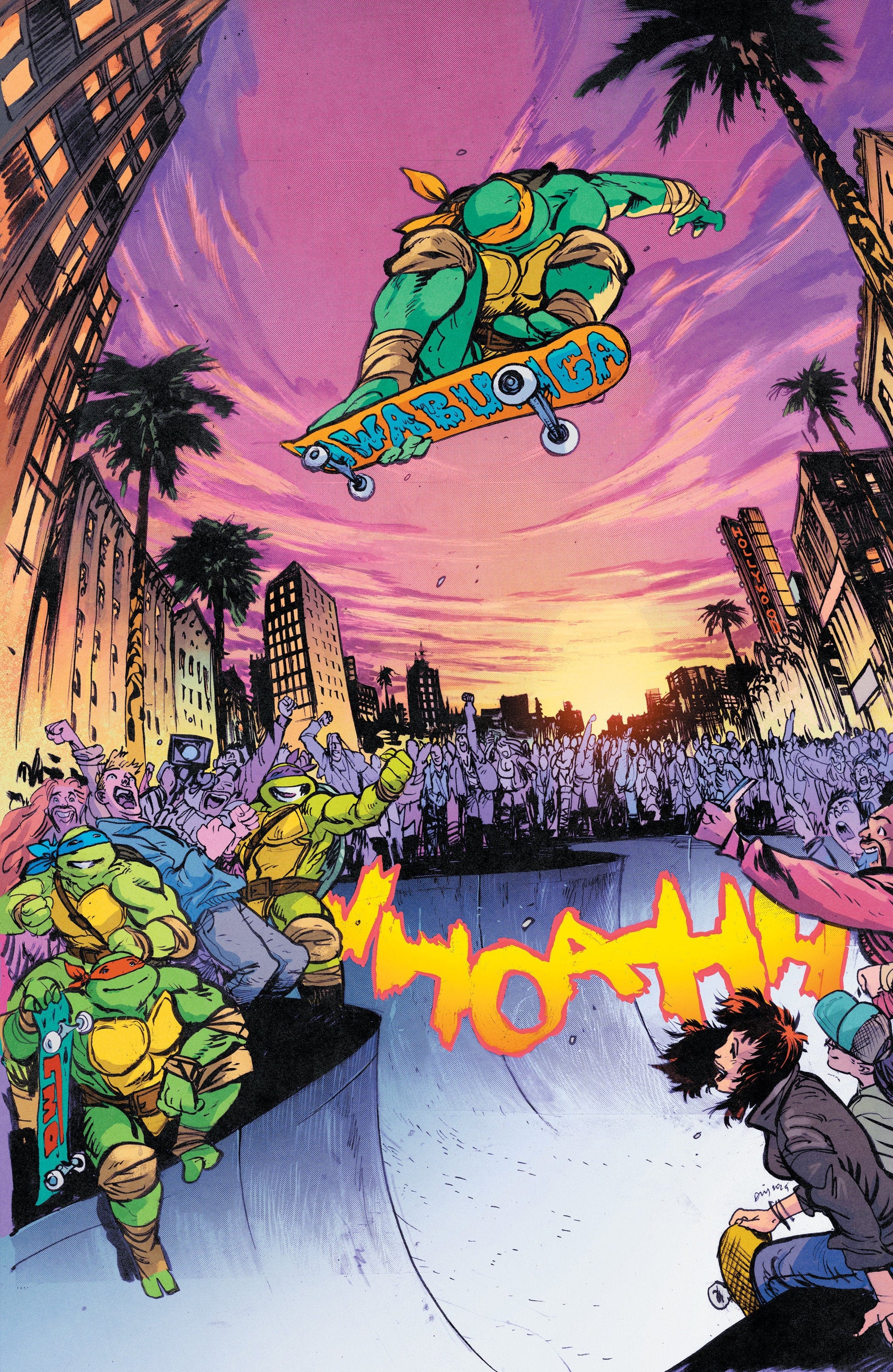 Teenage Mutant Ninja Turtles #13 INCENTIVE Variant RI (75) (Johnson Full Art) 1:75 IDW Publishing