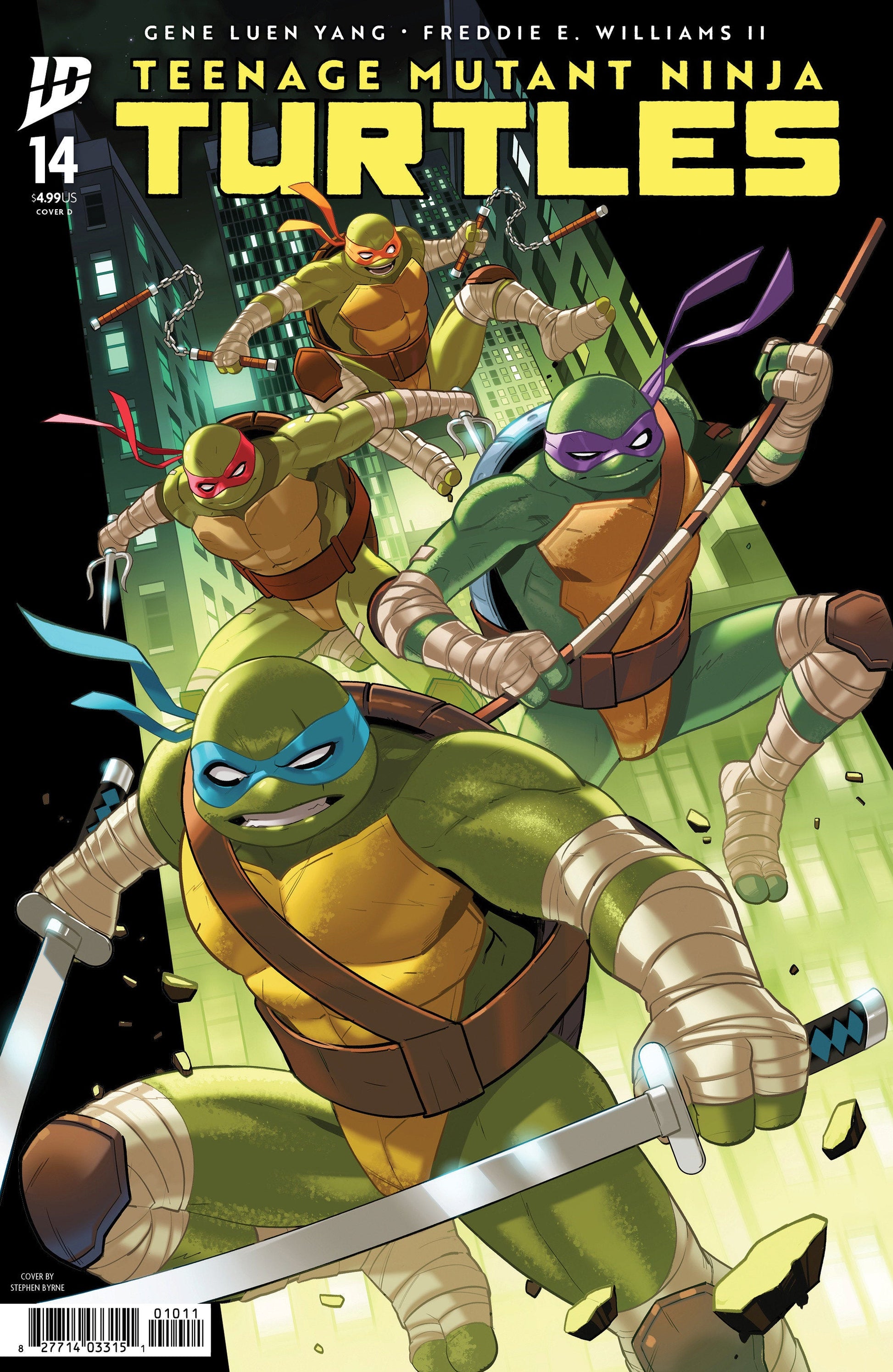 Teenage Mutant Ninja Turtles #14 Variant D (Byrne) IDW Publishing
