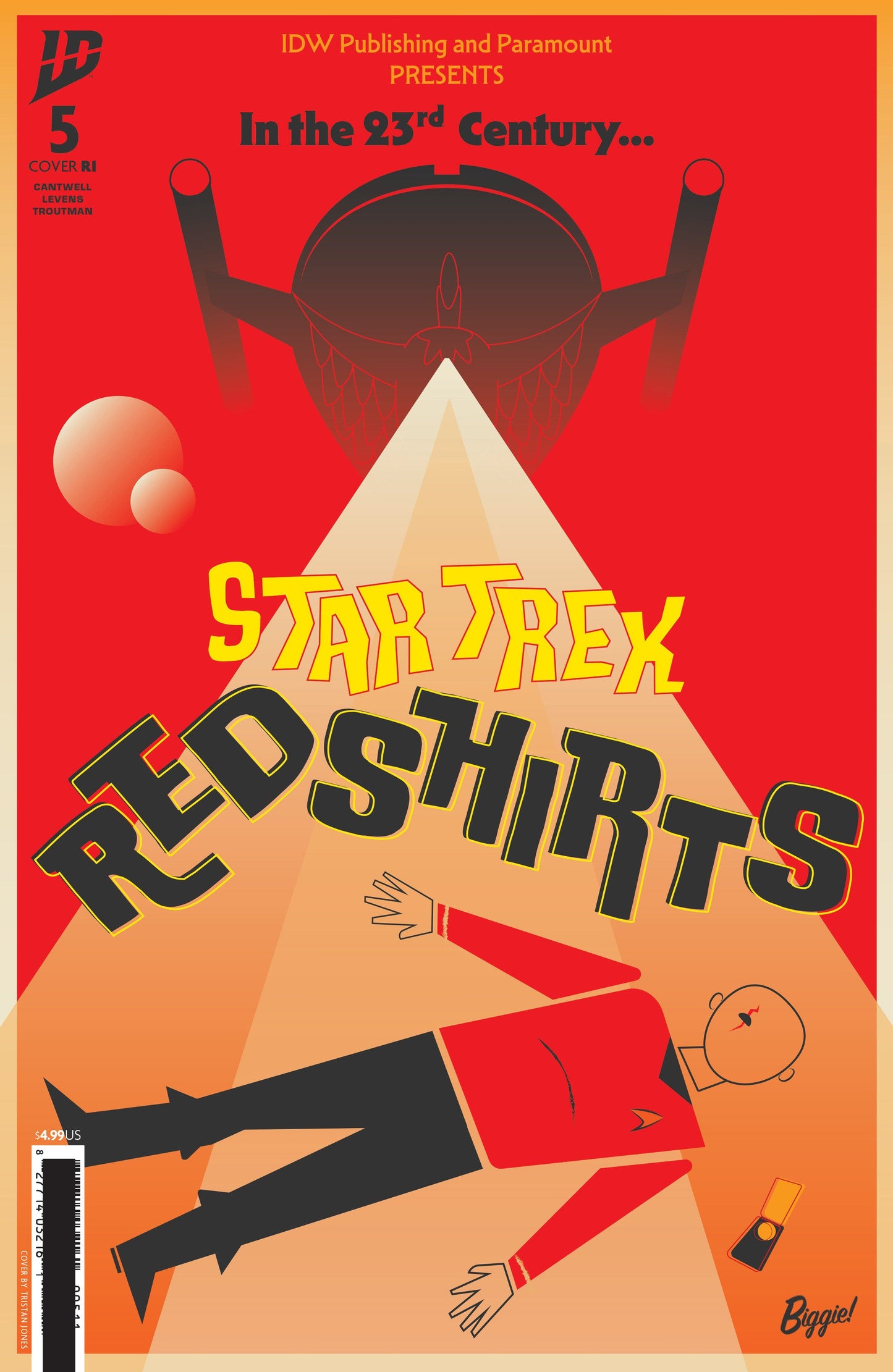 Star Trek: Red Shirts #5 Variant INCENTIVE (10) (Biggie) 1:10 IDW Publishing