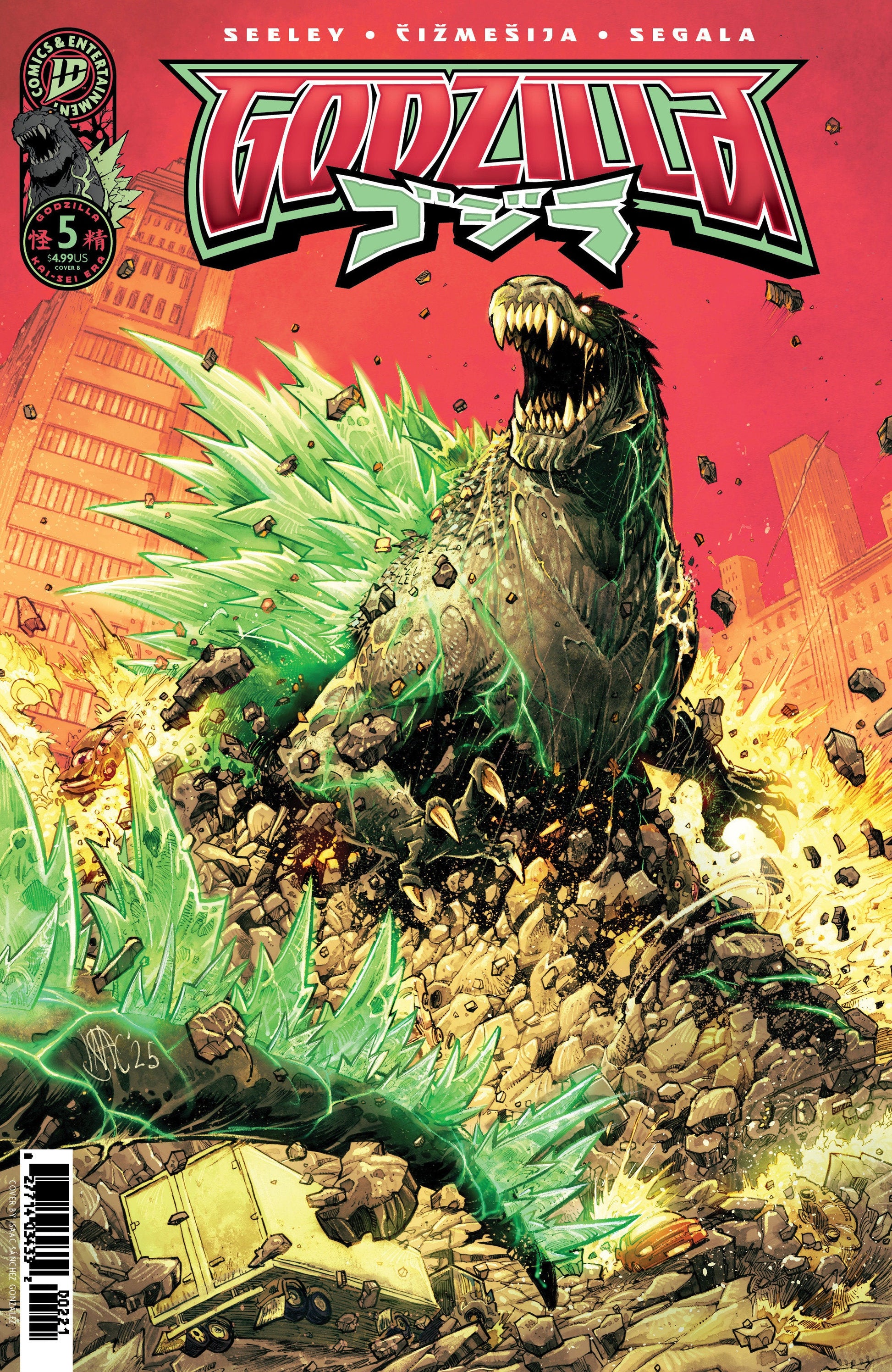 Godzilla [Kai-Sei Era] #5 Variant B (González) IDW Publishing