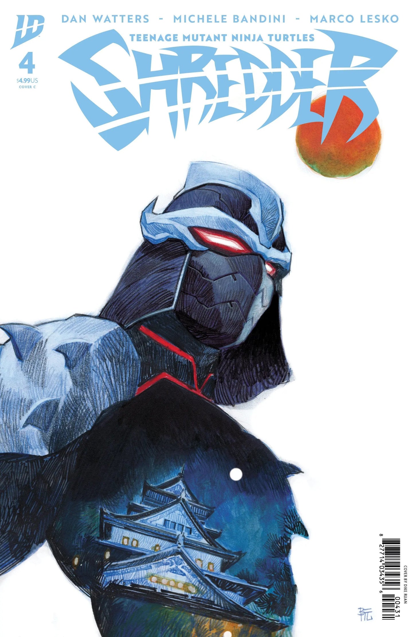 Teenage Mutant Ninja Turtles: Shredder #4 Variant C (Ruan) IDW Publishing