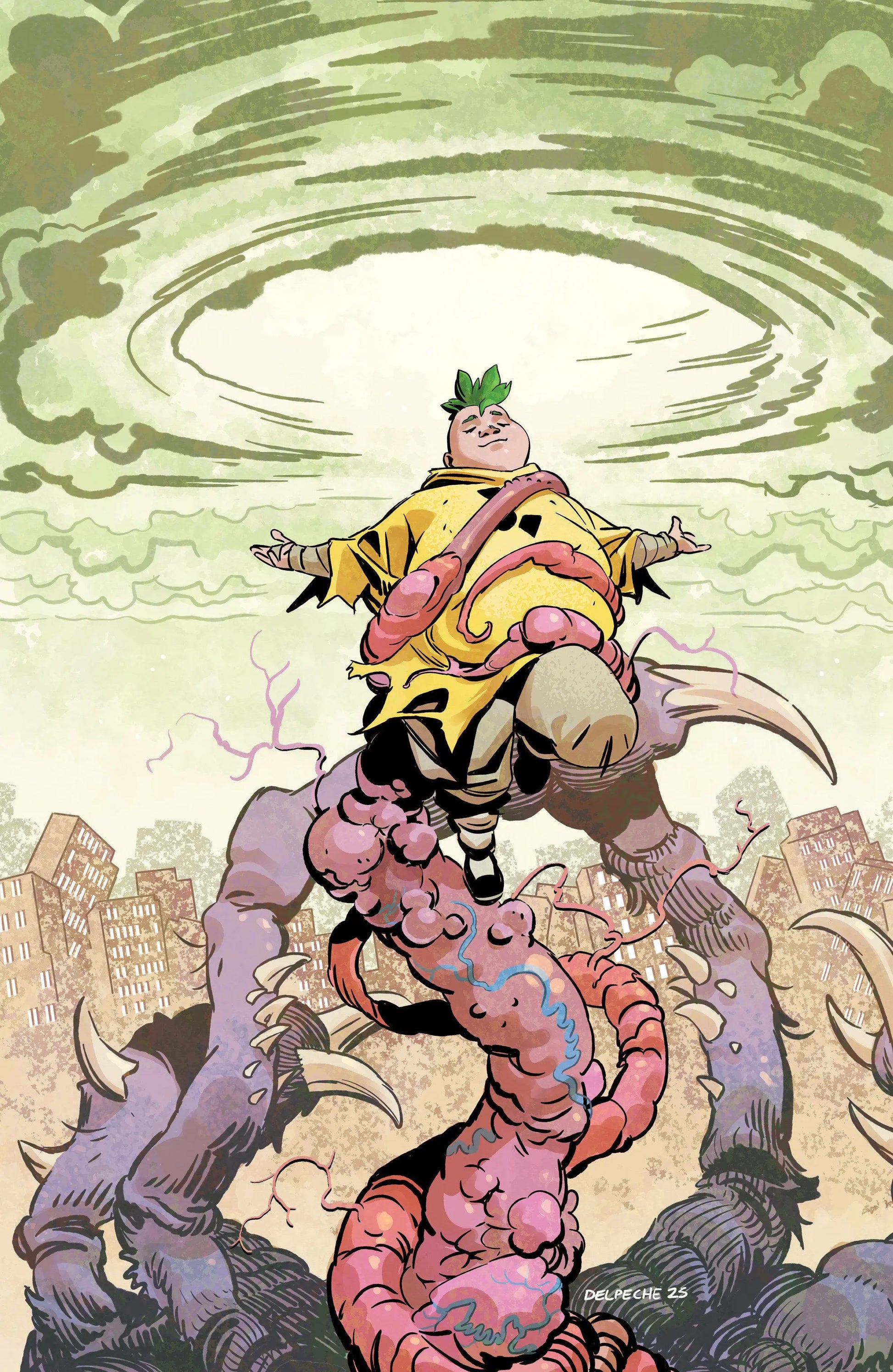 Godzilla: Escape the Deadzone [Kai-Sei Era] #3 Variant INCENTIVE (25) (Delpeche Full Art B&W) 1:25 IDW Publishing