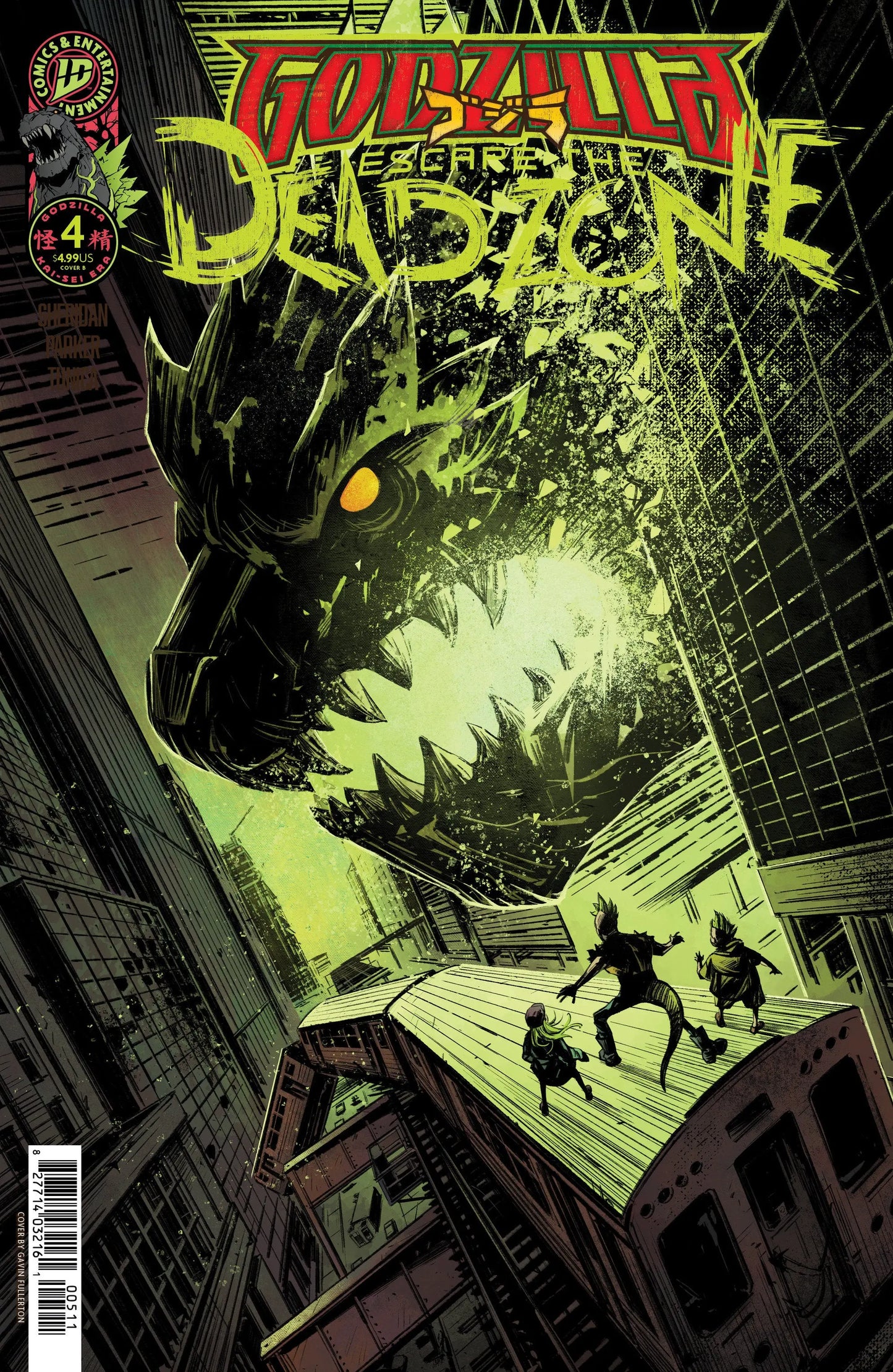 Godzilla: Escape the Deadzone [Kai-Sei Era] #4 Variant B (Fullerton) IDW Publishing