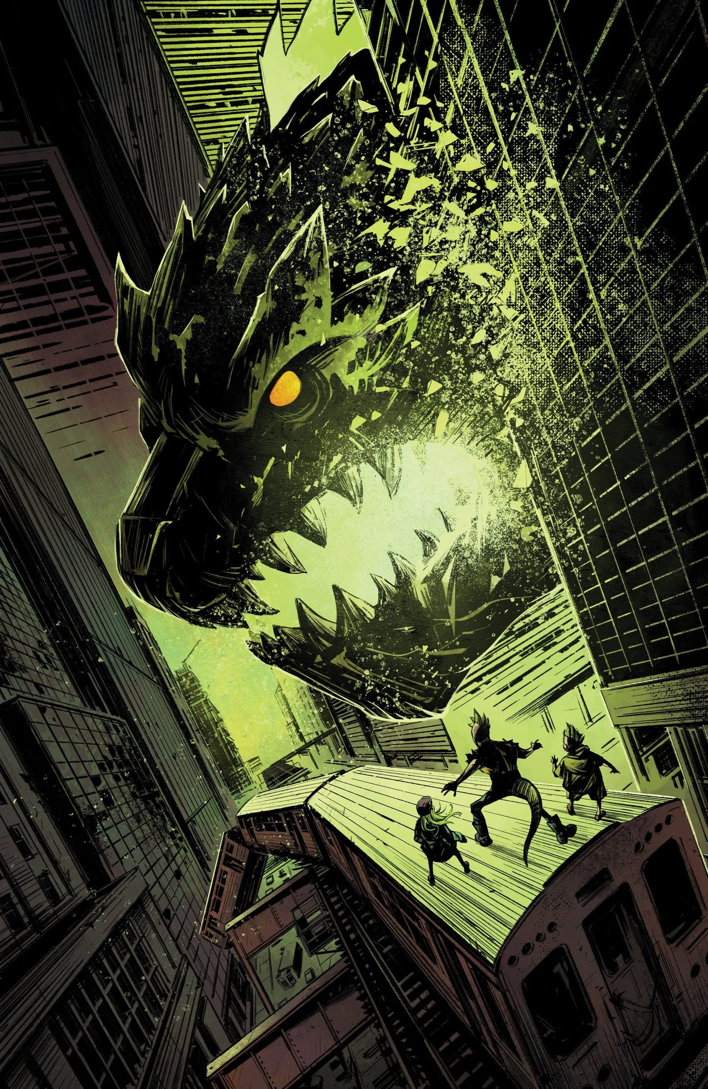 Godzilla: Escape the Deadzone [Kai-Sei Era] #4 Variant RI (25) (Fullerton Full Art) IDW Publishing