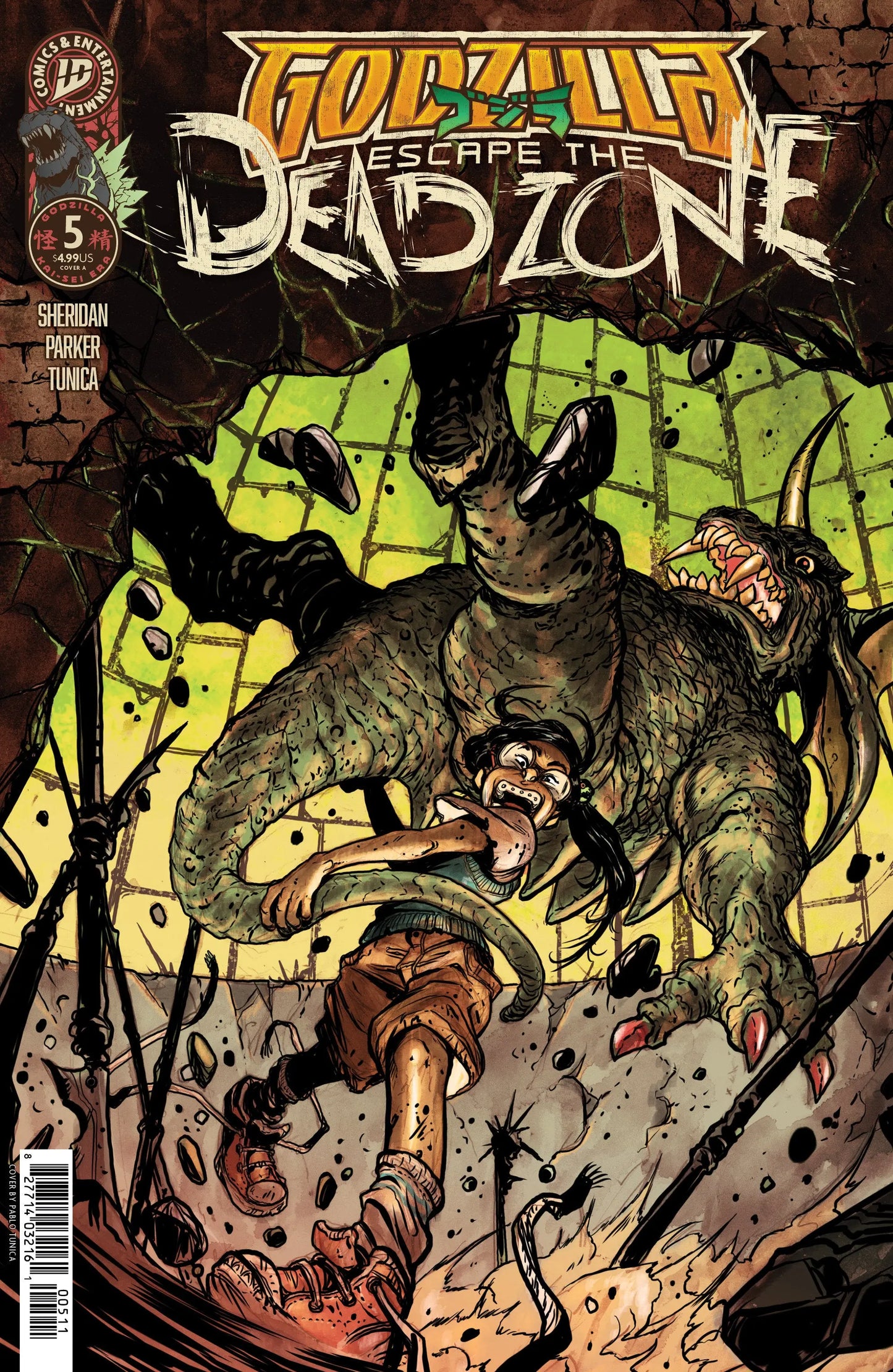 Godzilla: Escape the Deadzone [Kai-Sei Era] #5 Cover A (Tunica) IDW Publishing