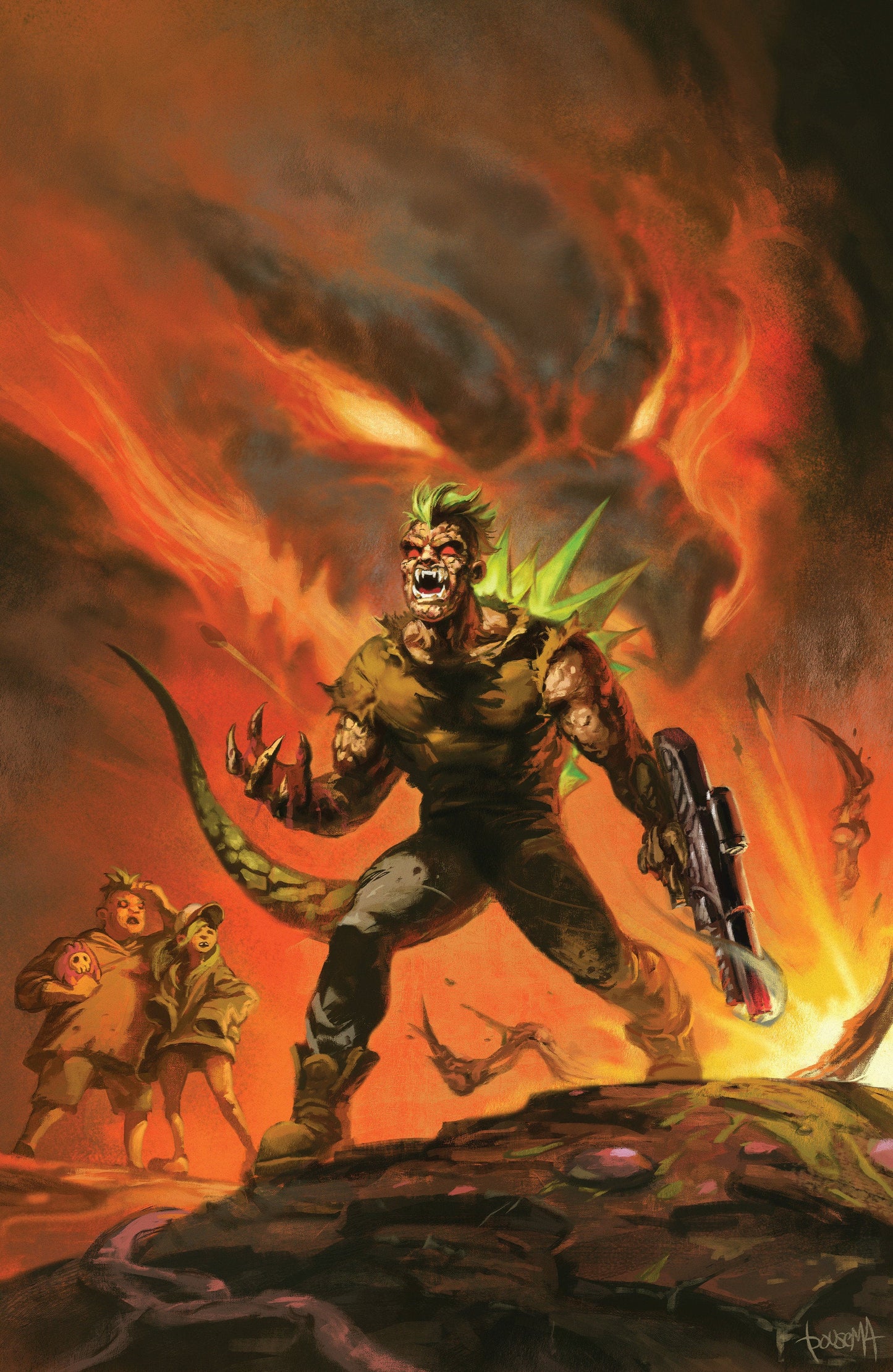 Godzilla: Escape the Deadzone [Kai-Sei Era] #6 Variant RI (25) (Bousema Full Art) IDW Publishing