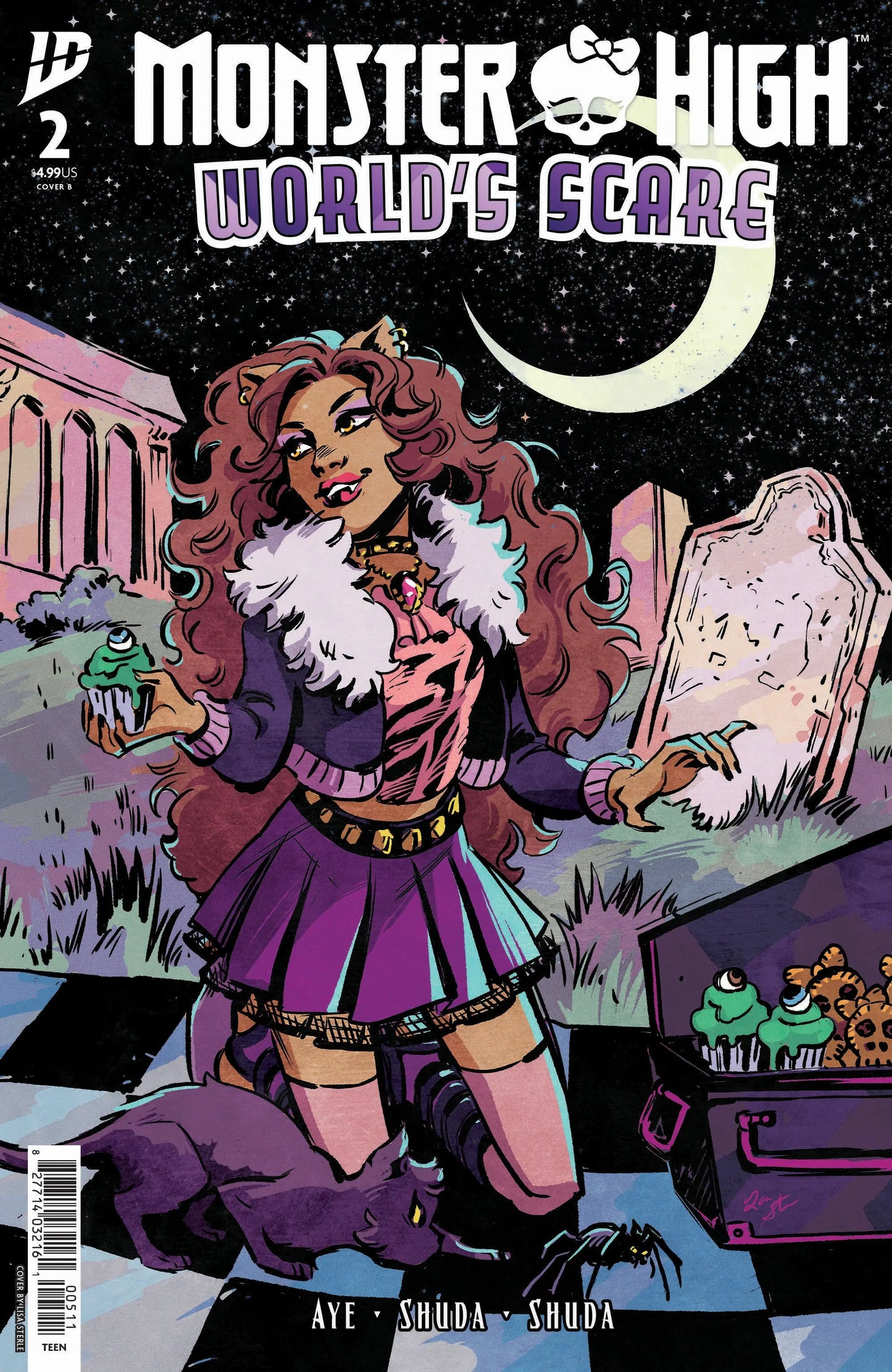 Monster High: World's Scare #2 Variant B (Sterle) IDW Publishing