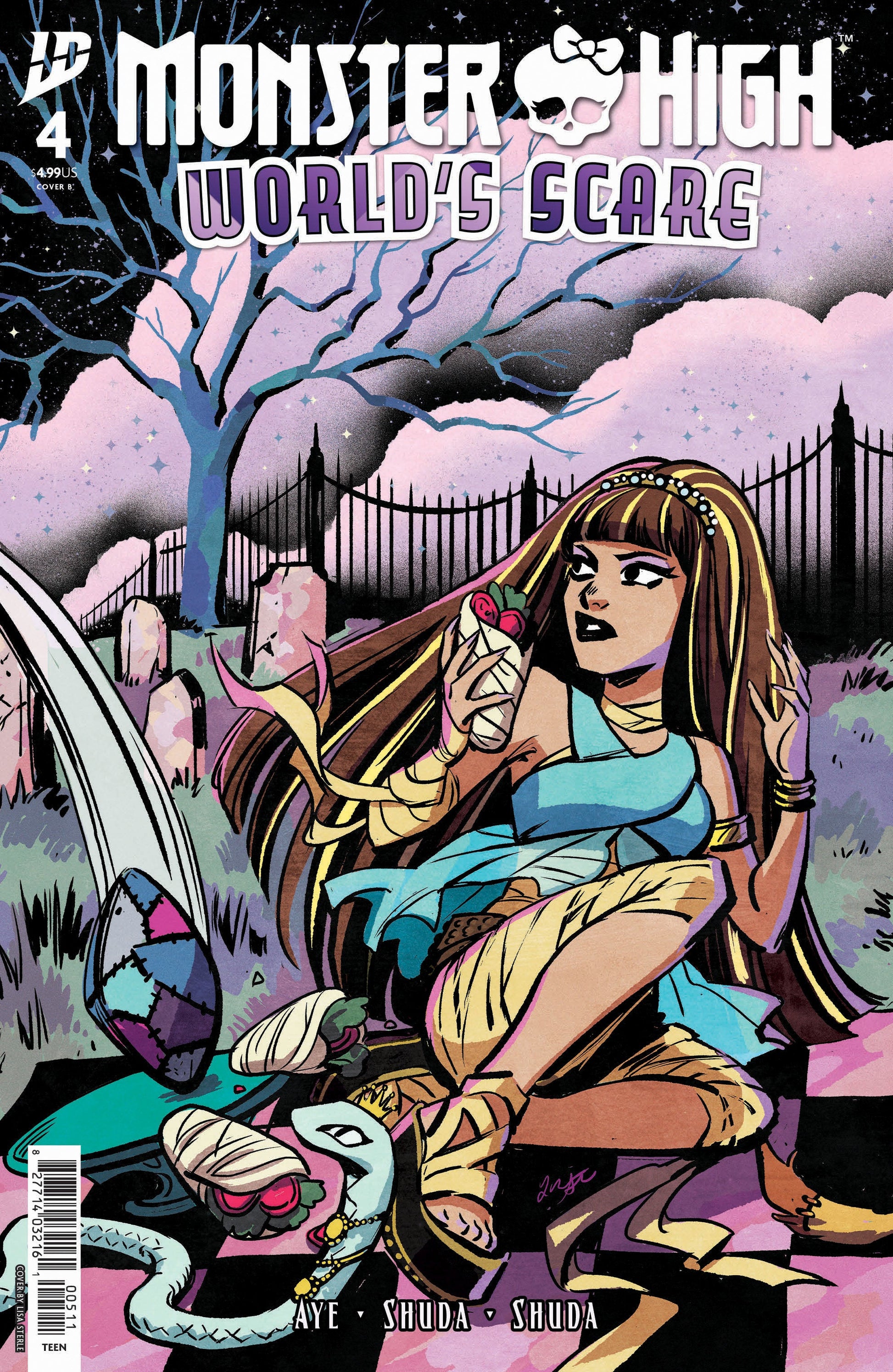 Monster High: World's Scare #4 Variant B (Sterle) IDW Publishing