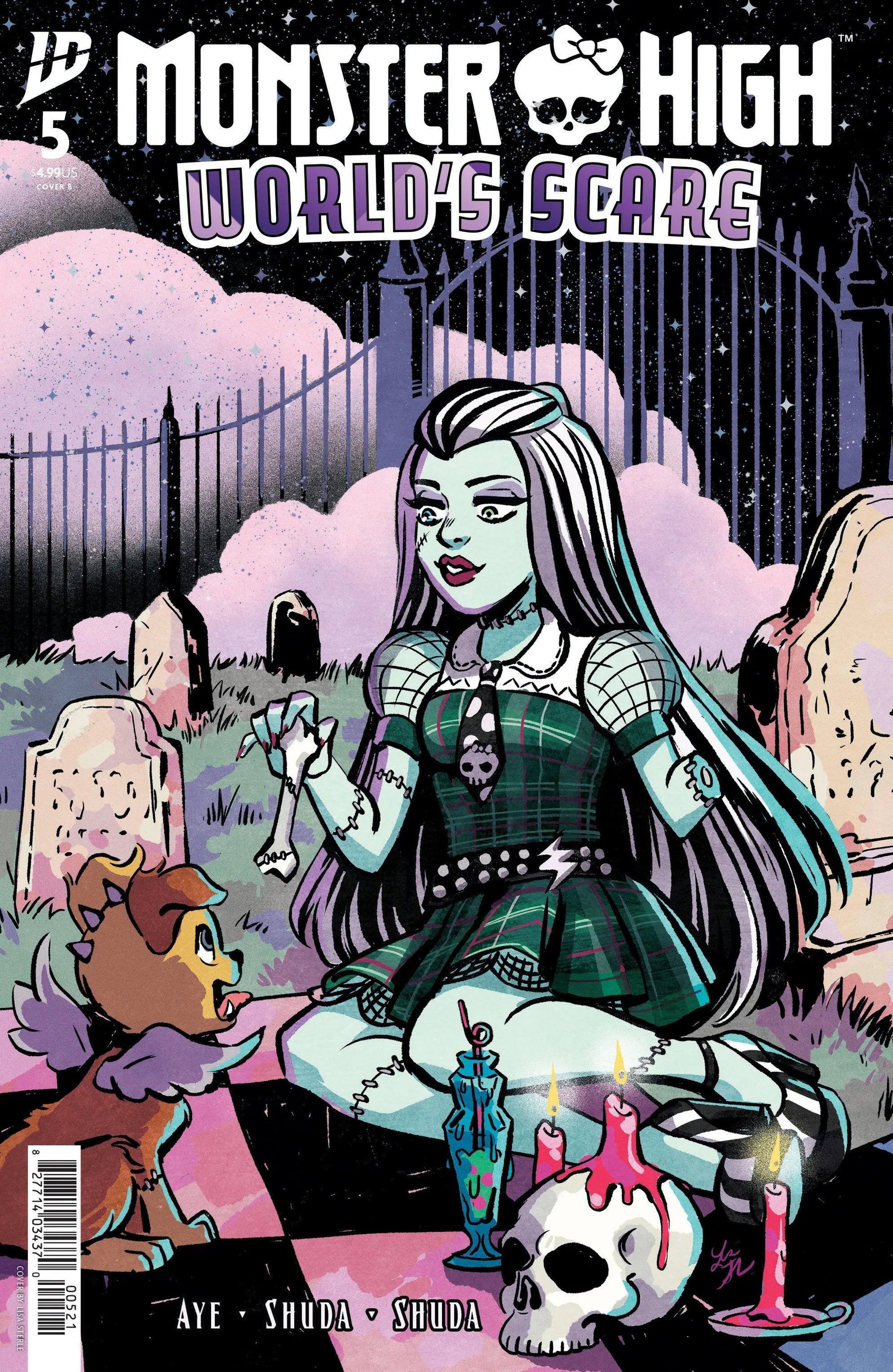 Monster High: World's Scare #5 Variant B (Sterle) IDW Publishing