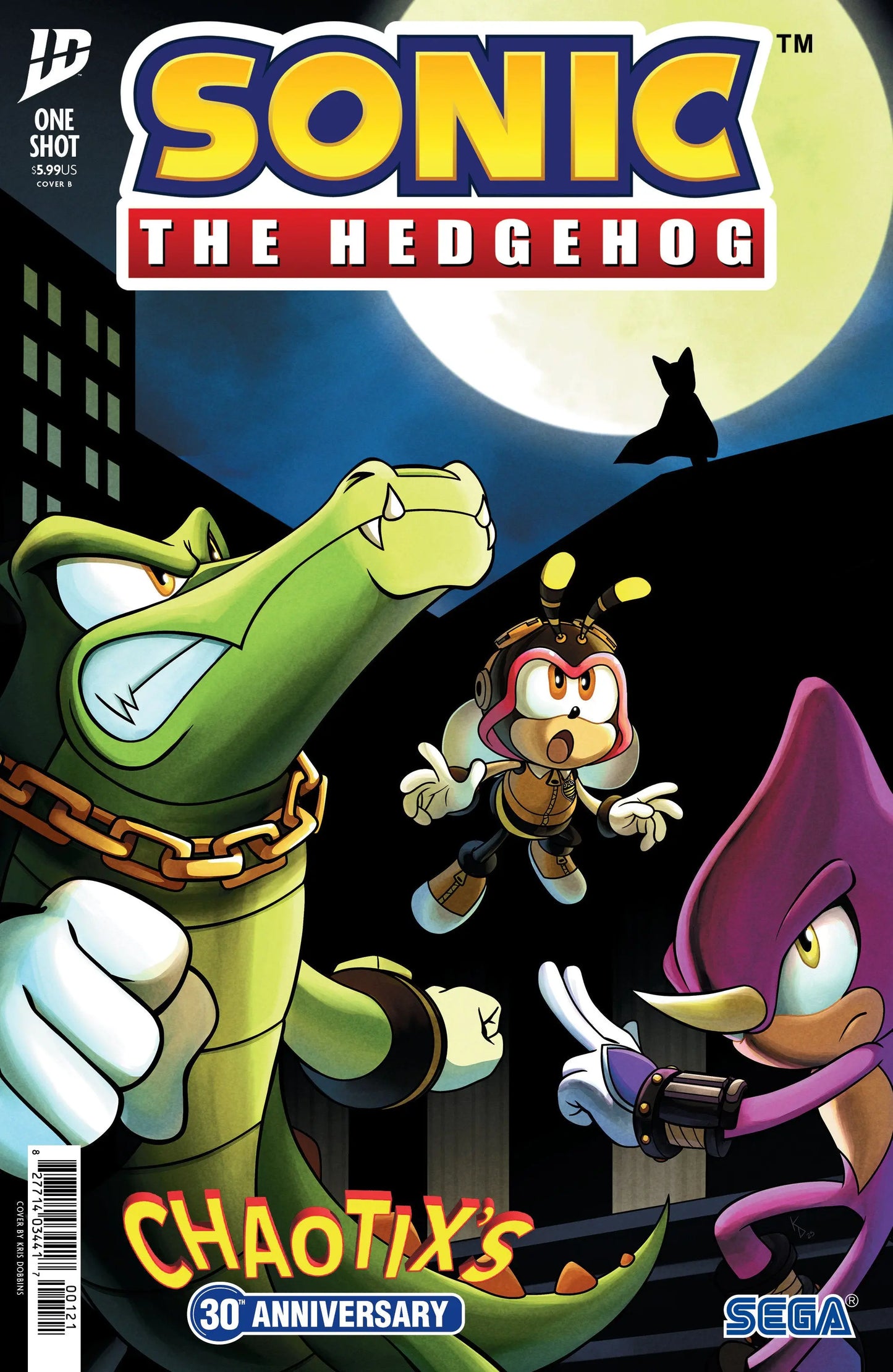 Sonic the Hedgehog: Chaotix's 30th Anniversary Special Variant B (Dobbins) IDW Publishing
