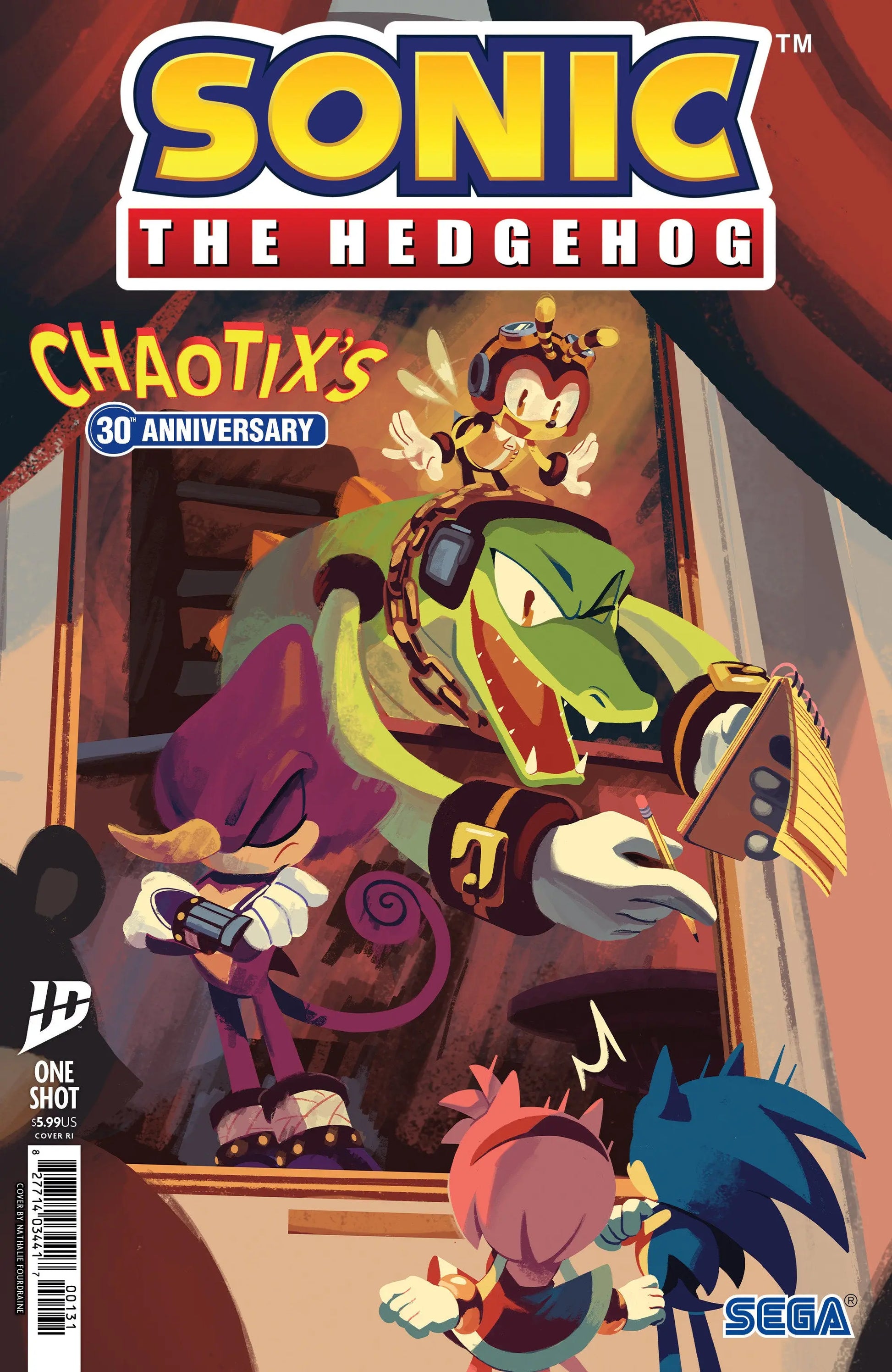 Sonic the Hedgehog: Chaotix's 30th Anniversary Special Variant INCENTIVE (25) (Fourdraine) 1:25 IDW Publishing