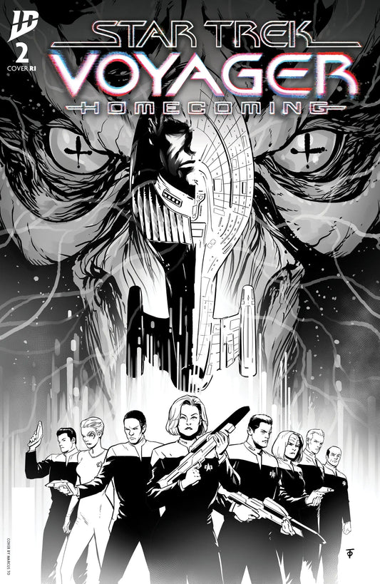 Star Trek: Voyager--Homecoming #2 Variant INCENTIVE (10) (To B&W) 1:10 IDW Publishing