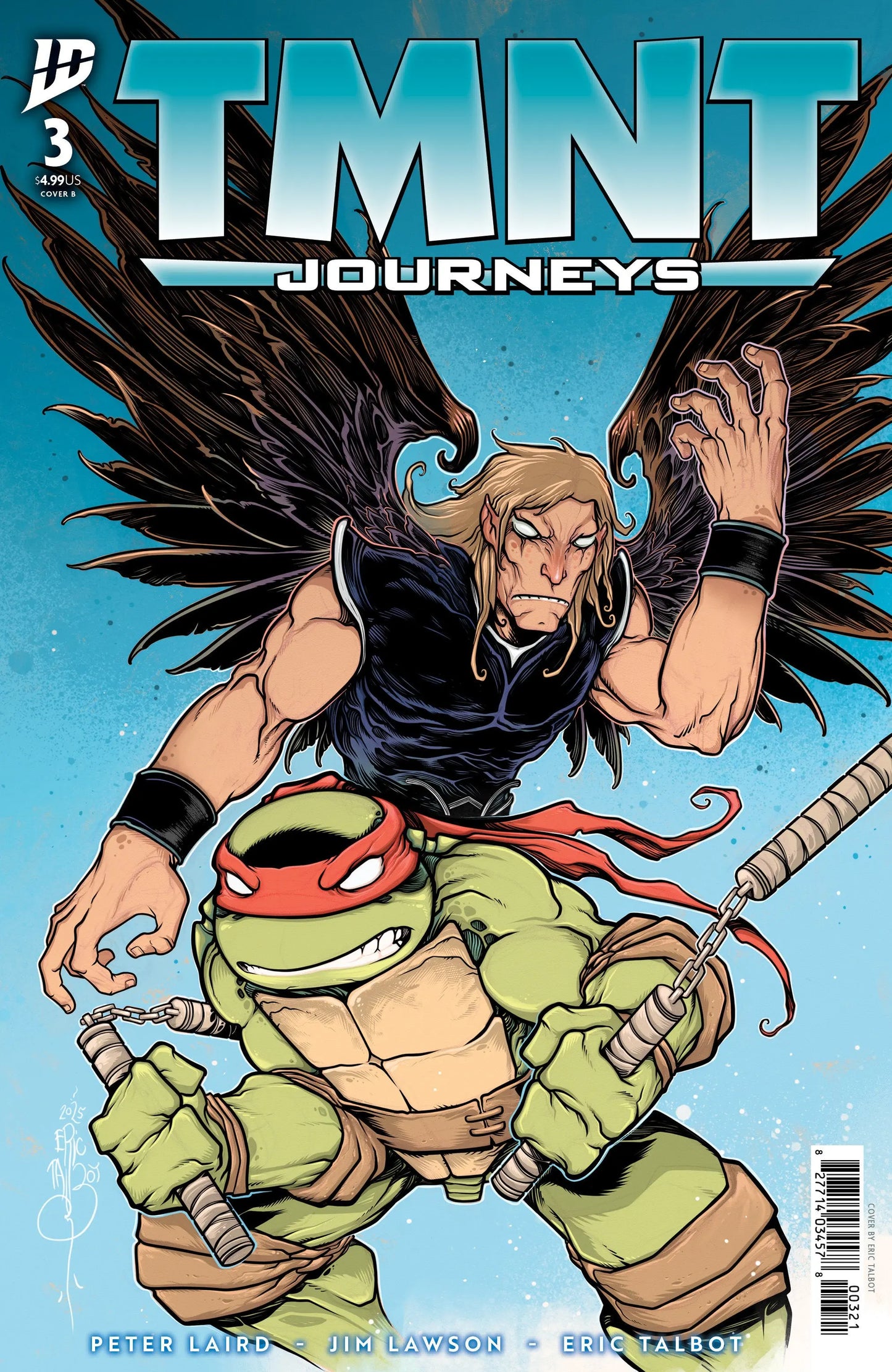 TMNT: Journeys #3 Variant B (Talbot) IDW Publishing