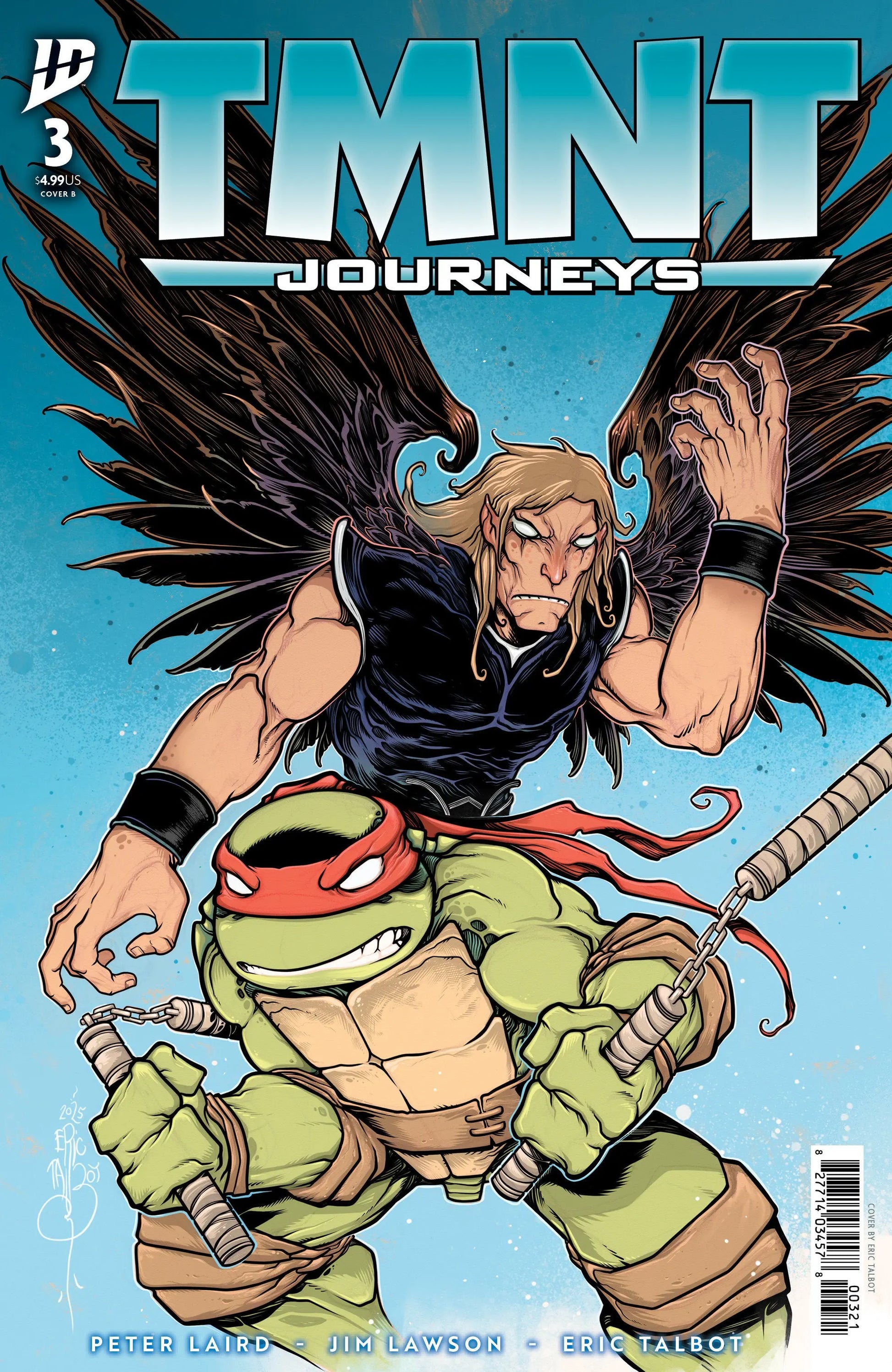 TMNT: Journeys #3 Variant B (Talbot) IDW Publishing