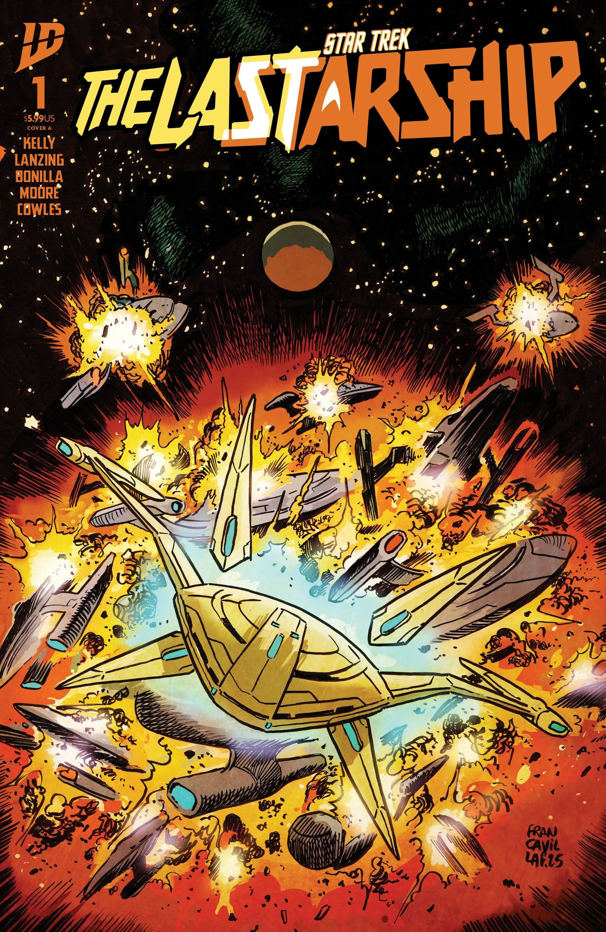 Star Trek: The Last Starship #1 Cover A (Francavilla) IDW Publishing