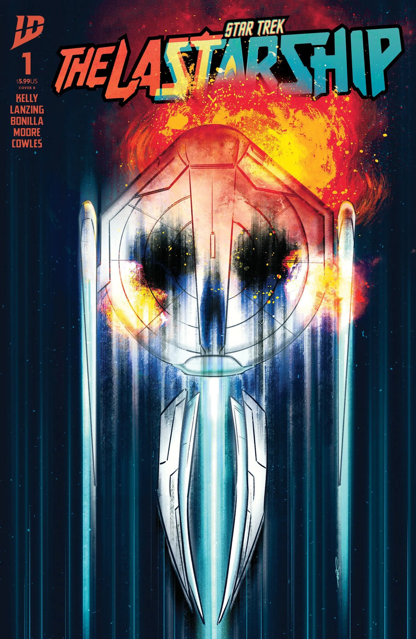 Star Trek: The Last Starship #1 Variant B (Patridge) IDW Publishing