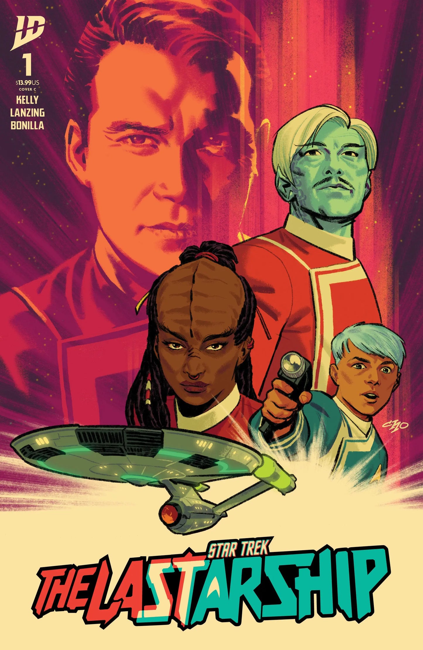 Star Trek: The Last Starship #1 Variant C Foil (Cho) IDW Publishing