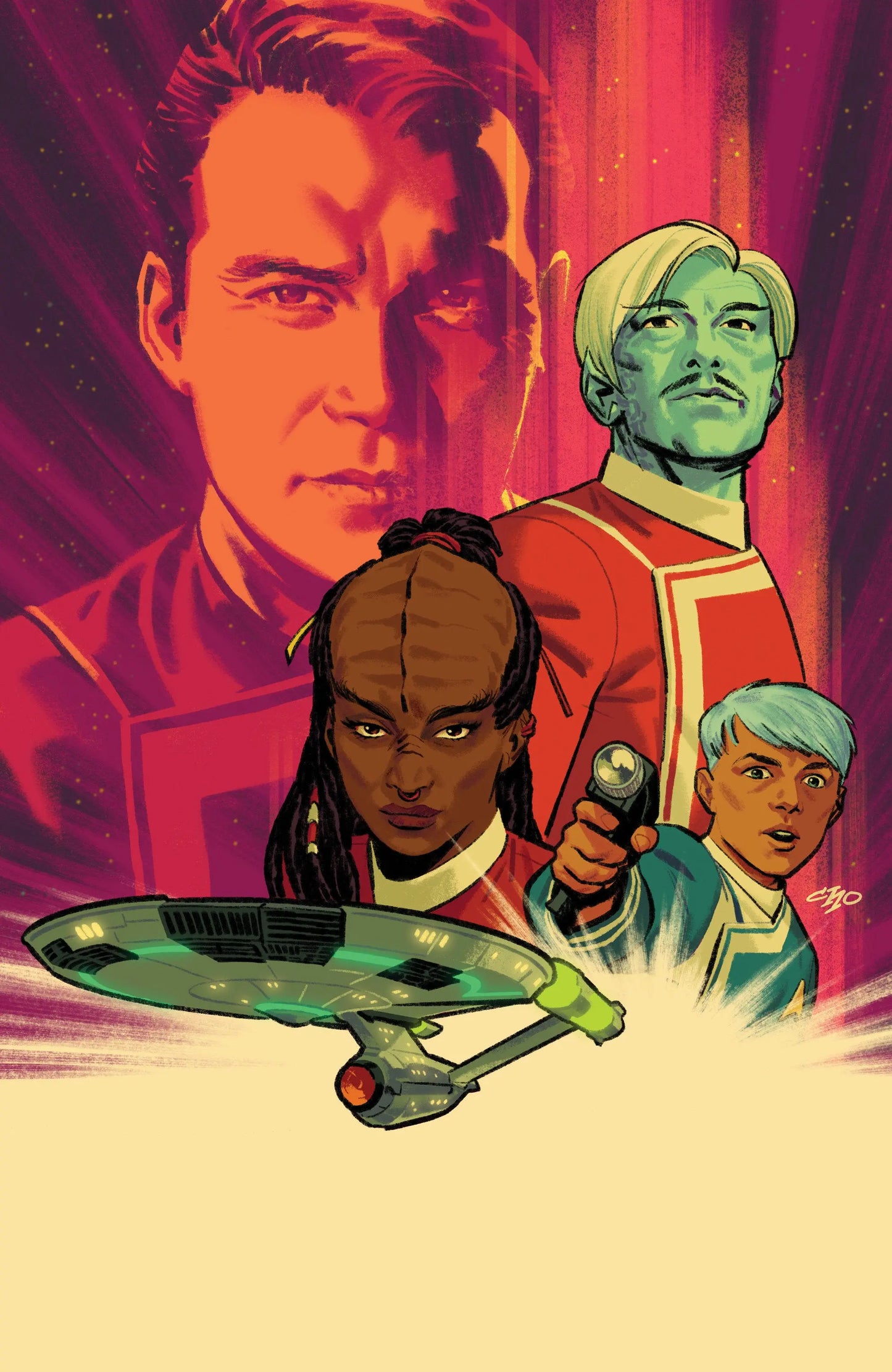 Star Trek: The Last Starship #1 INCENTIVE Variant RI (25) (Cho Full Art) 1:25 IDW Publishing