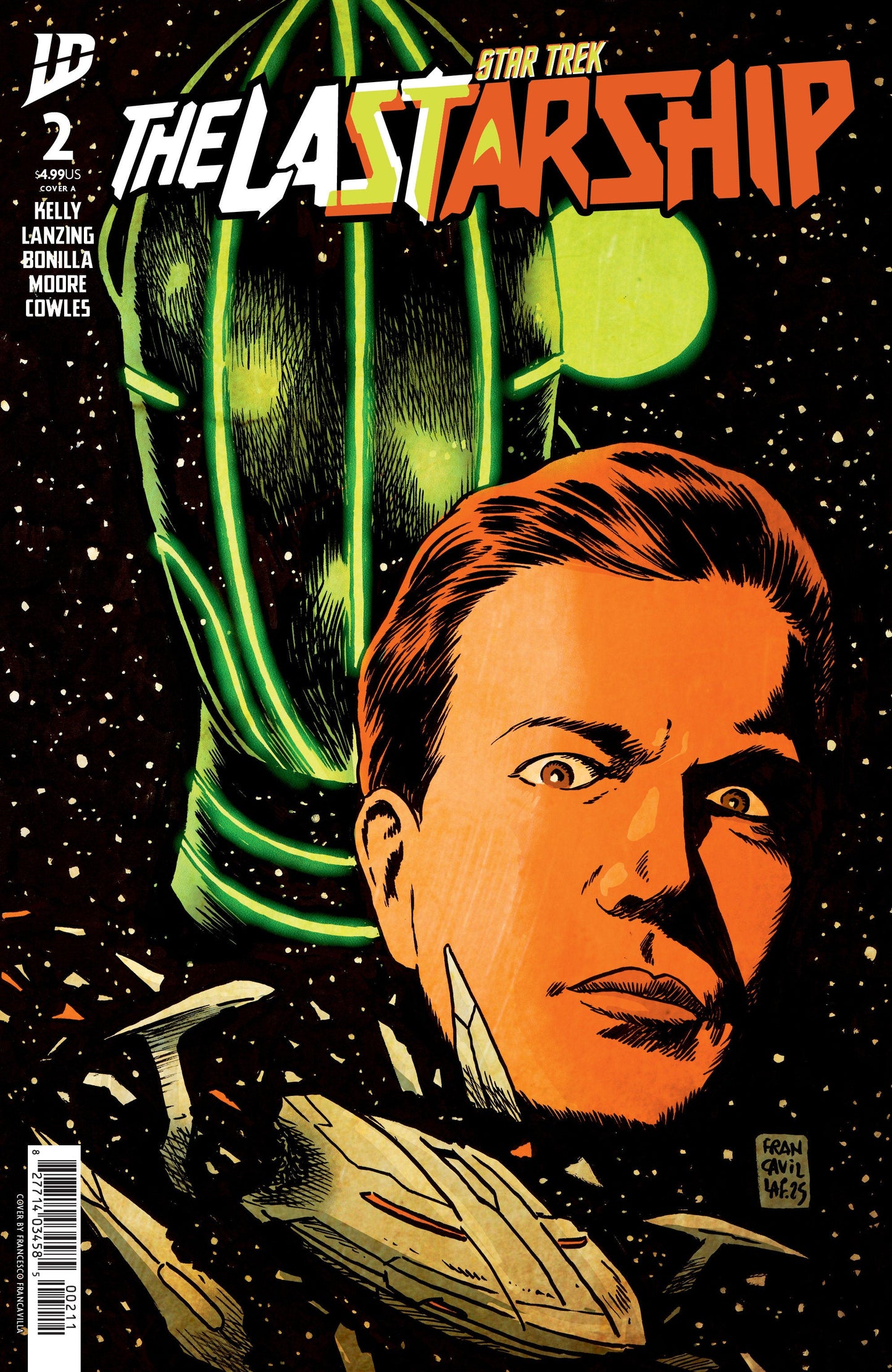 Star Trek: The Last Starship #2 Cover A (Francavilla) IDW Publishing