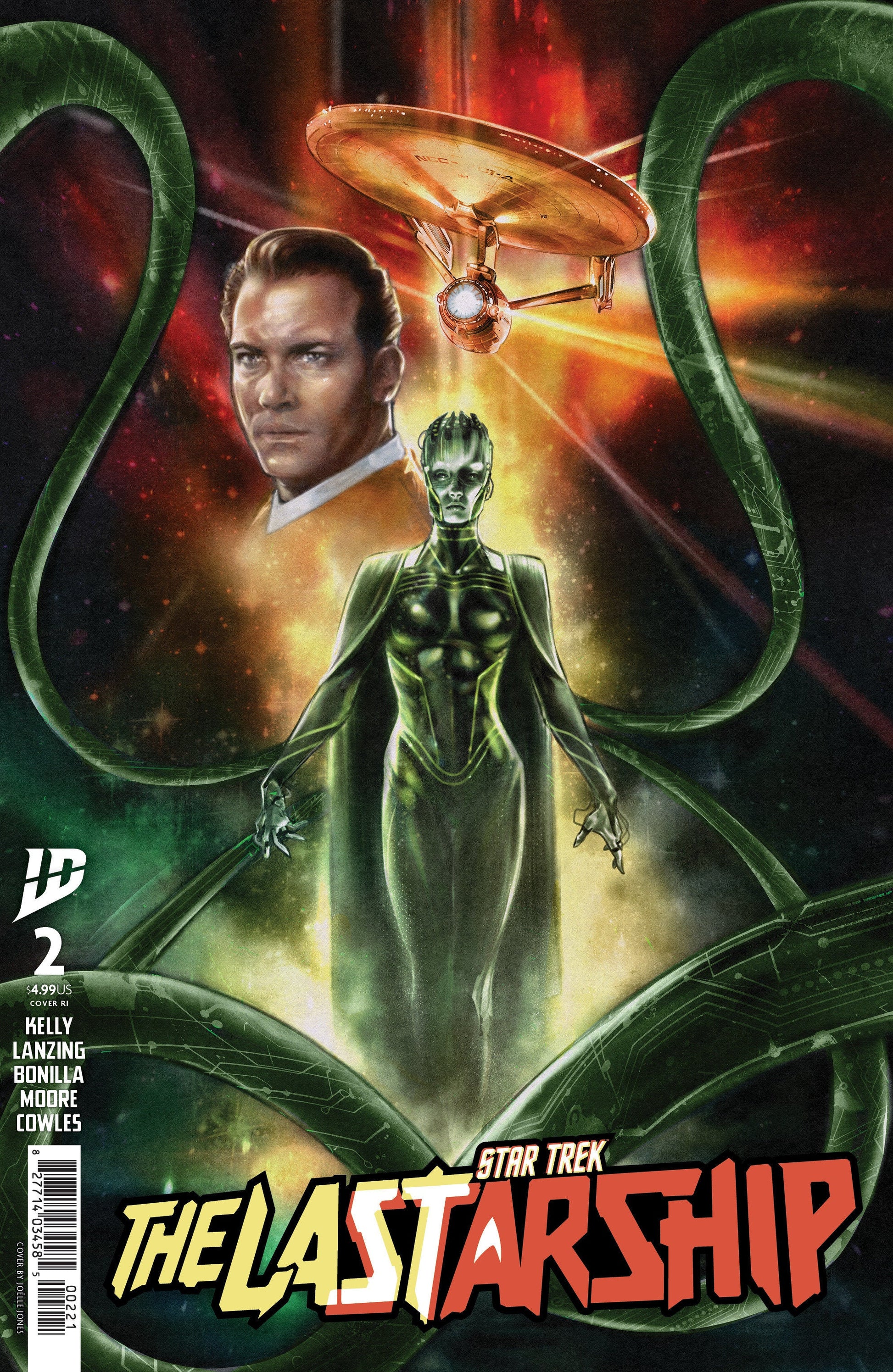 Star Trek: The Last Starship #2 Variant B (Jones) IDW Publishing