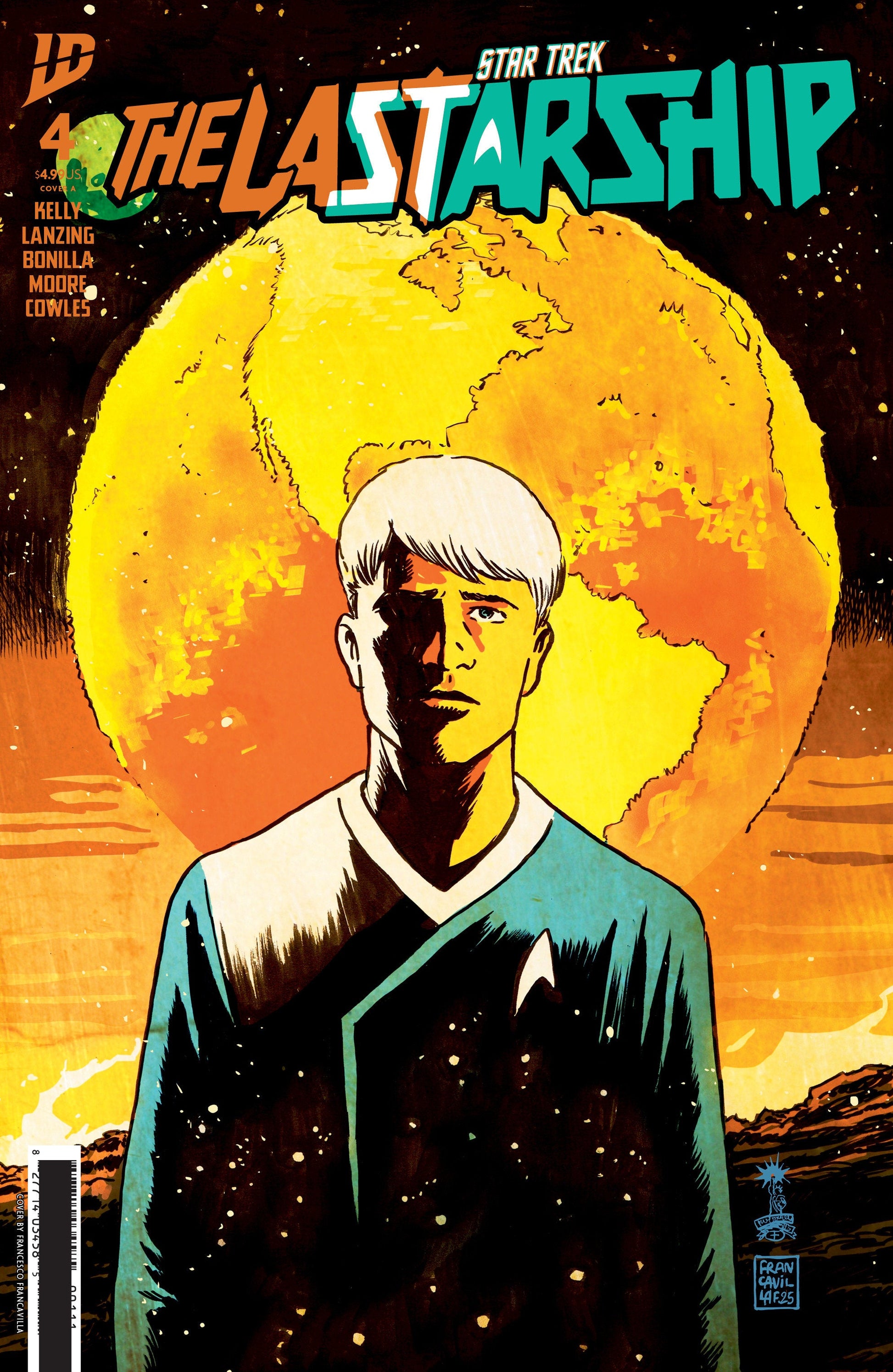 Star Trek: The Last Starship #4 Cover A (Francavilla) IDW Publishing