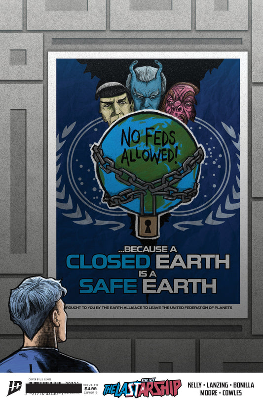 Star Trek: The Last Starship #4 Variant B (Lendl) IDW Publishing