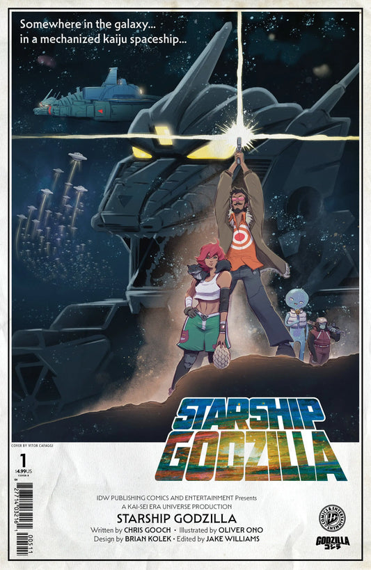 Starship Godzilla [Kai-Sei Era] #1 Variant C (Cafaggi) IDW Publishing