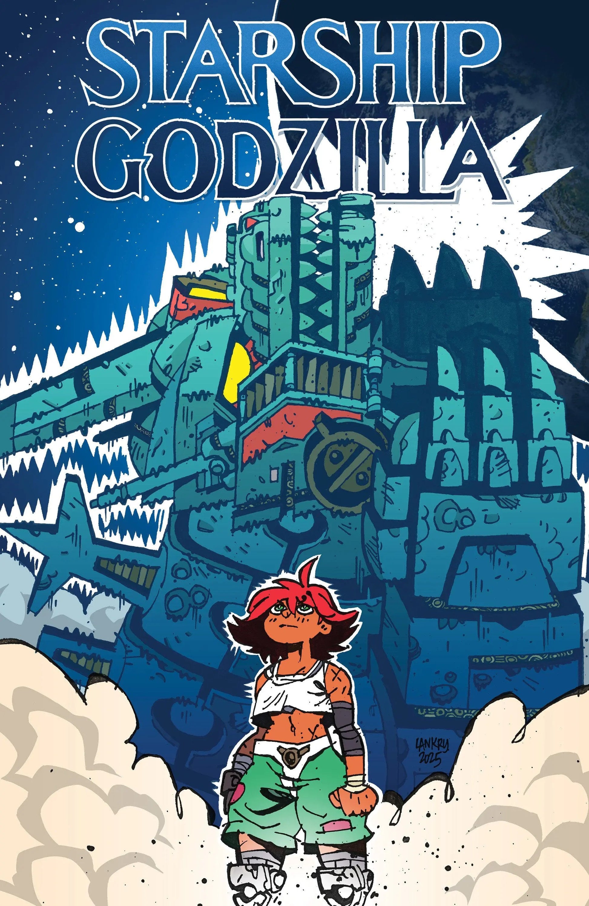 Starship Godzilla [Kai-Sei Era] #3 Variant RI (15) (Lankry Movie Homage Cover) 1:25 IDW Publishing