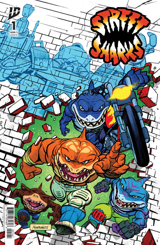 Street Sharks #1 Variant RI (25) (Catalan) 1:25 IDW Publishing