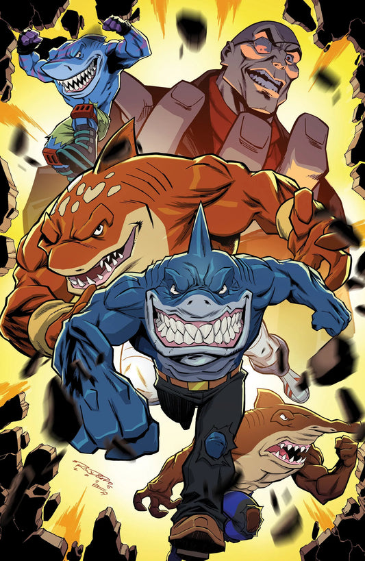 Street Sharks #1 Variant RI (50) (Randolph Full Art) 1:50 IDW Publishing
