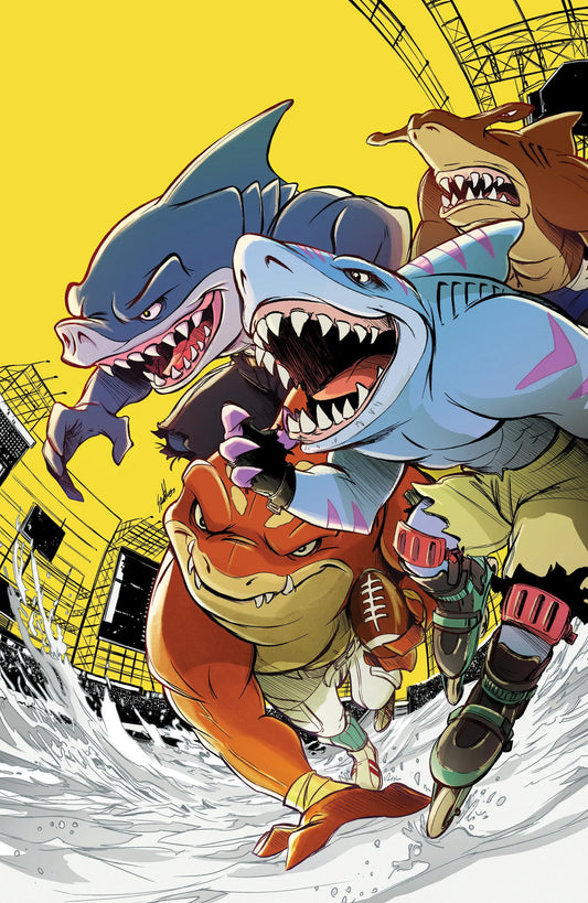 Street Sharks #3 Variant RI (25) (Santtos Full Art) IDW Publishing