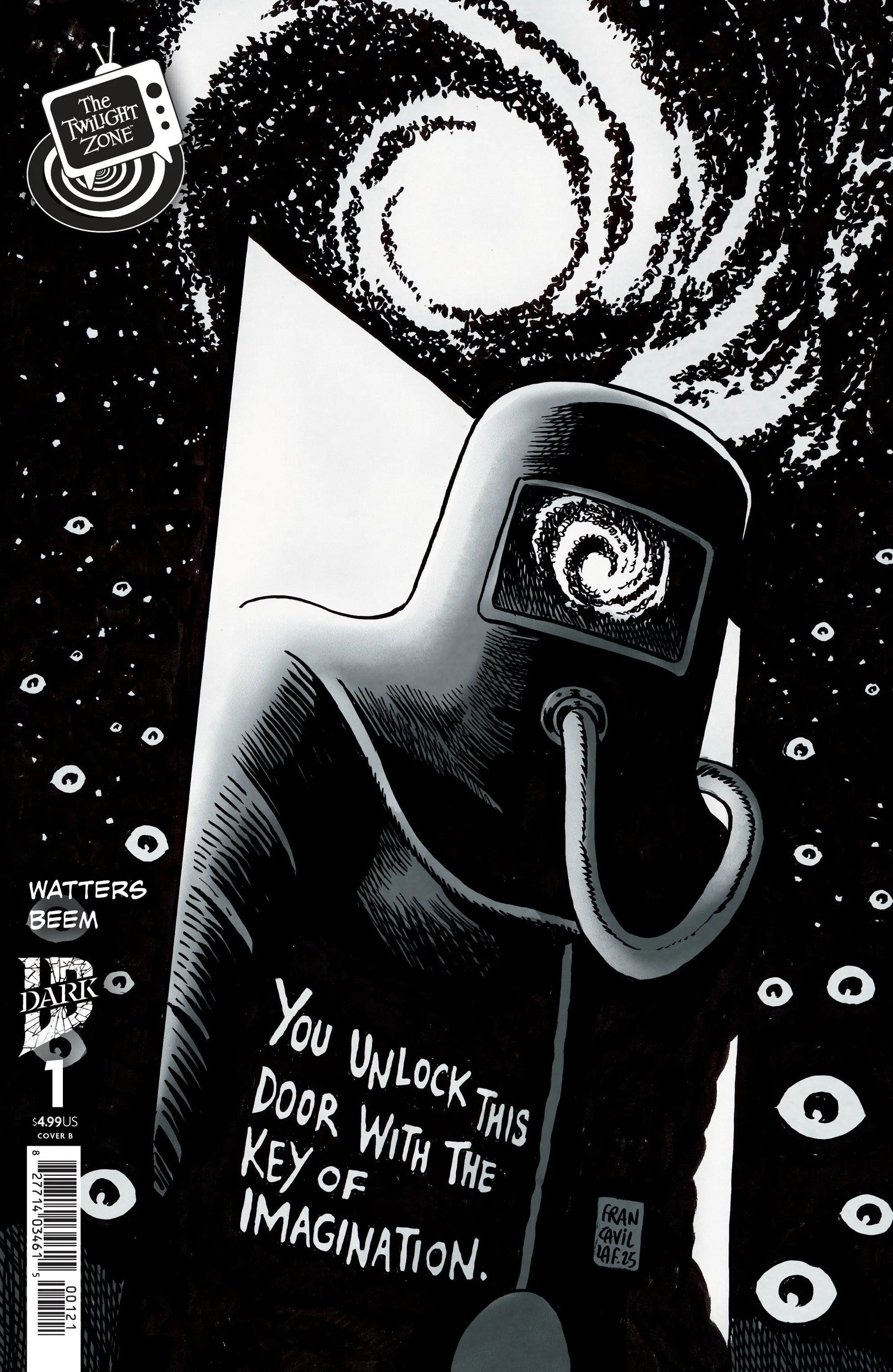 The Twilight Zone #1 Variant B (Francavilla Connecting Cover) IDW Publishing