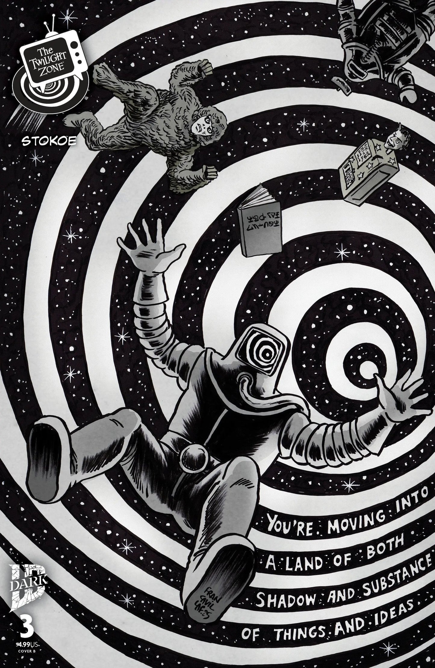 The Twilight Zone #3 Variant B (Francavilla Connecting Cover) IDW Publishing